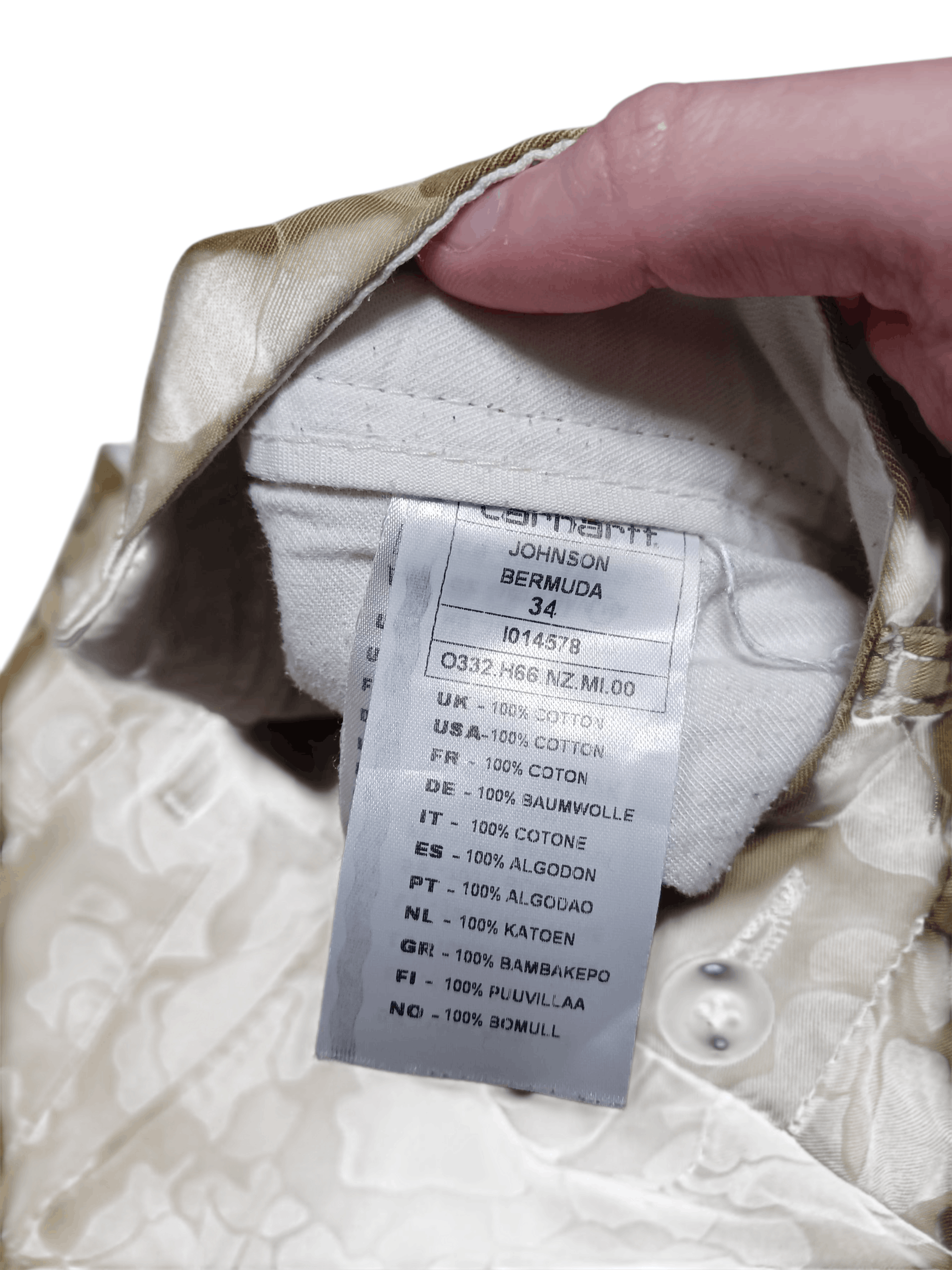 Carhartt CARHARTT MILITARY CAMO JOSHUA JAMAL STYLE CARGO SHORTS Size US 32 / EU 48 - 5 Thumbnail