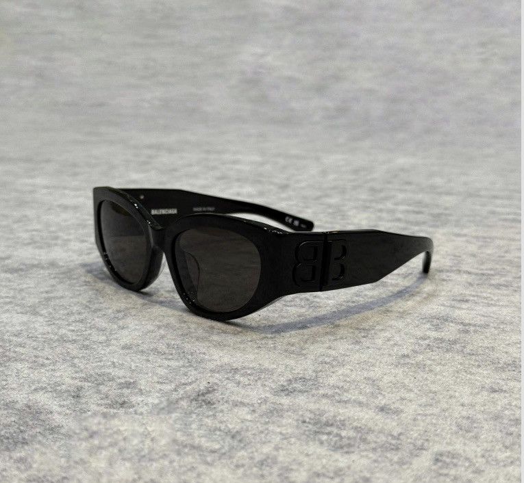 Balenciaga BALENCIAGA BB0324SK 001 Sunglasses BLACK GREY Size ONE SIZE - 1 Thumbnail