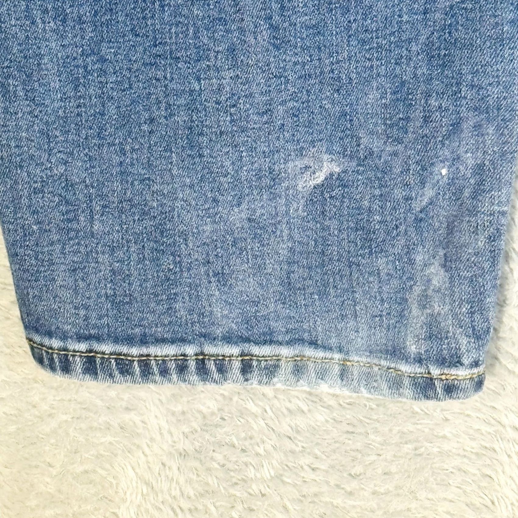 Lucky Brand Lucky Brand 412 Athletic Slim Jeans Mens 36x27 Blue Medium Wash Tapered Zip Fly Denim) Size US 36 / EU 52 - 7 Thumbnail