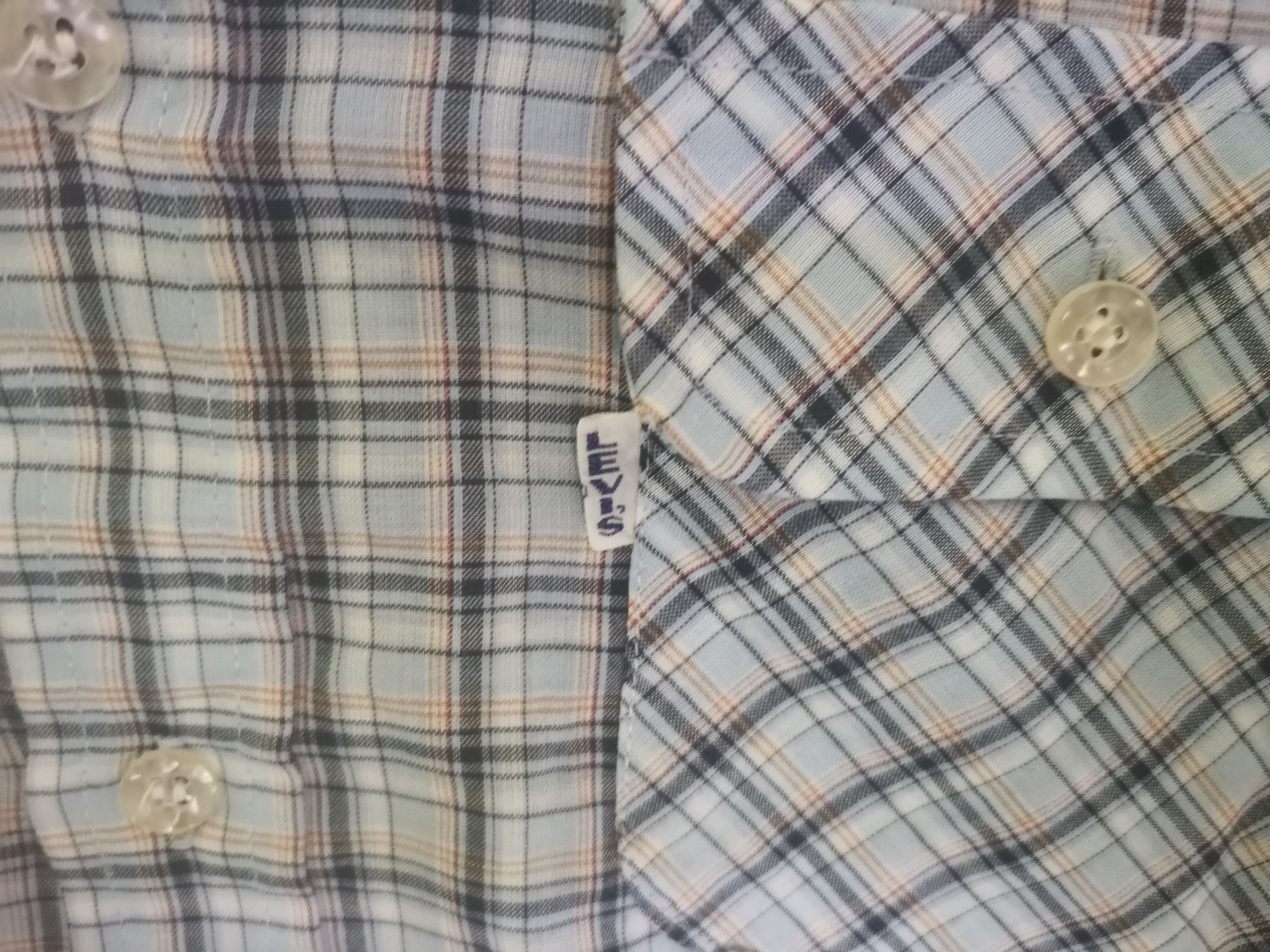 Levi's Vintage Clothing × Vintage Rare vintage 80s Levi's shirt button ups Size US M / EU 48-50 / 2 - 4 Thumbnail