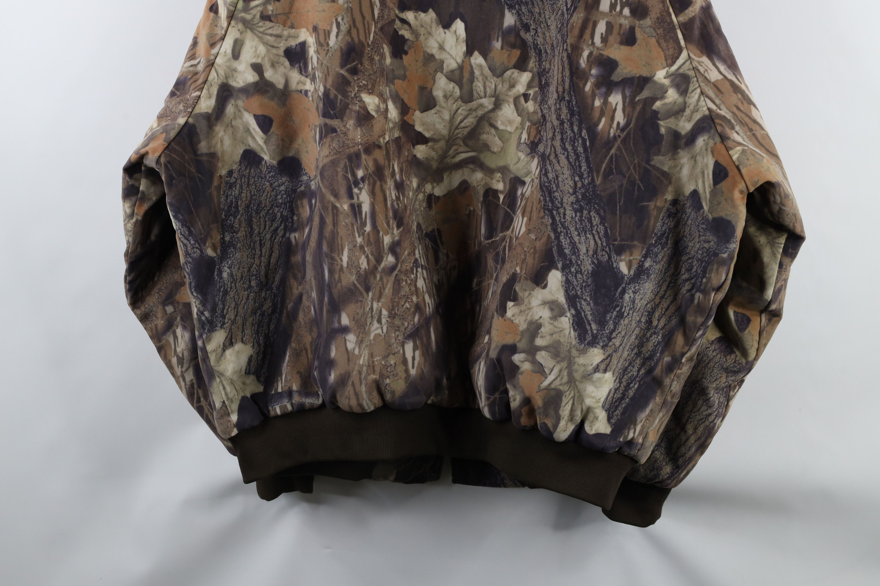 Vintage Vintage 80s Camouflage Soft Cloth Quilt Bomber Jacket USA Size US XXL / EU 58 / 5 - 12 Thumbnail