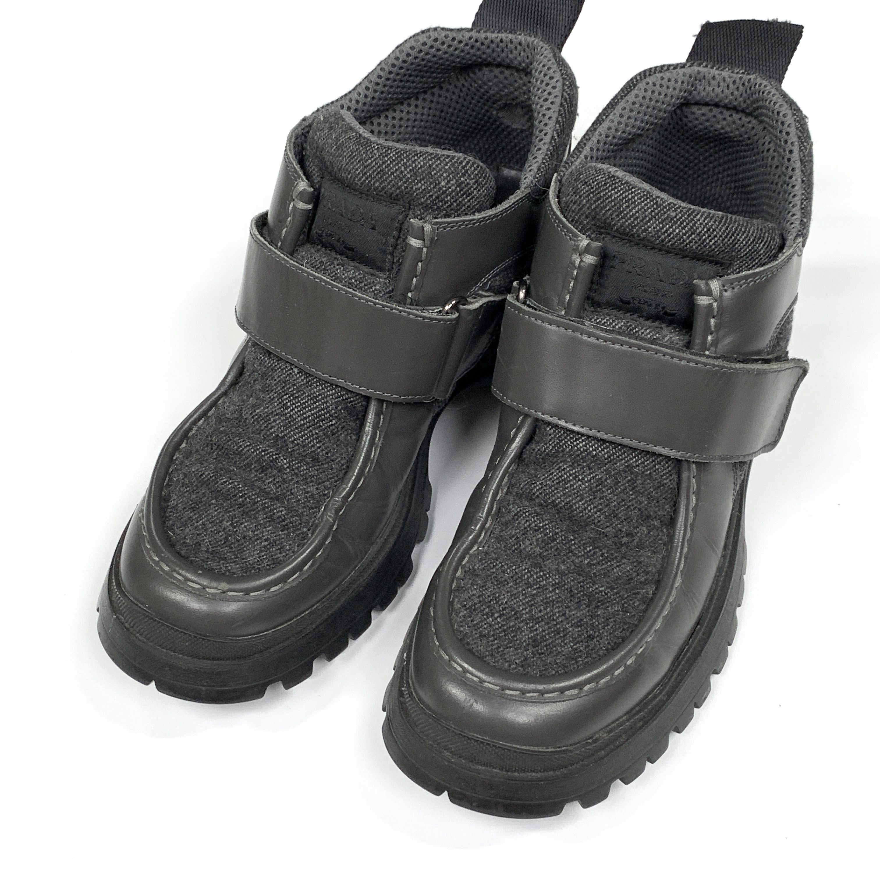 Prada Vtg Velcro Strap Trekking Boots Size US 9 / IT 39 - 8 Thumbnail
