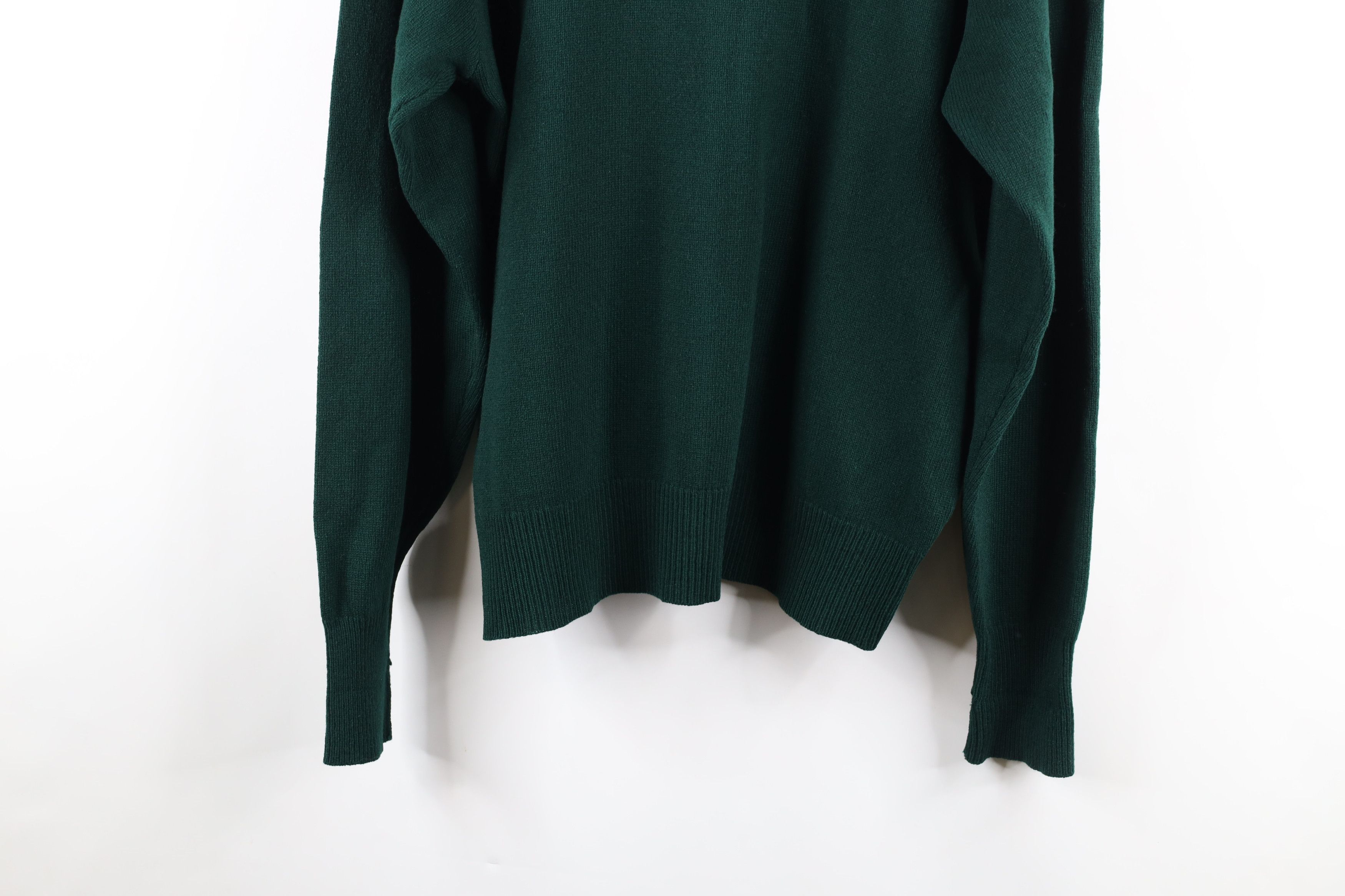 Polo Ralph Lauren Vintage 90s Ralph Lauren Knit Collared Sweater Green Size US XL / EU 56 / 4 - 10 Thumbnail
