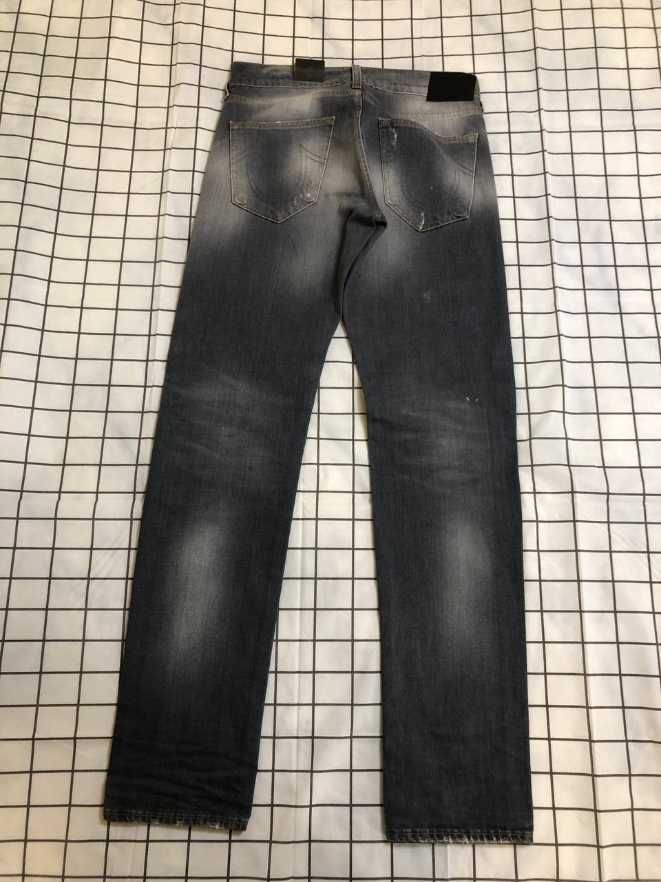 True Religion True Religion Geno Relaxed Slim Vintage Straight Jeans Size US 30 / EU 46 - 21 Thumbnail