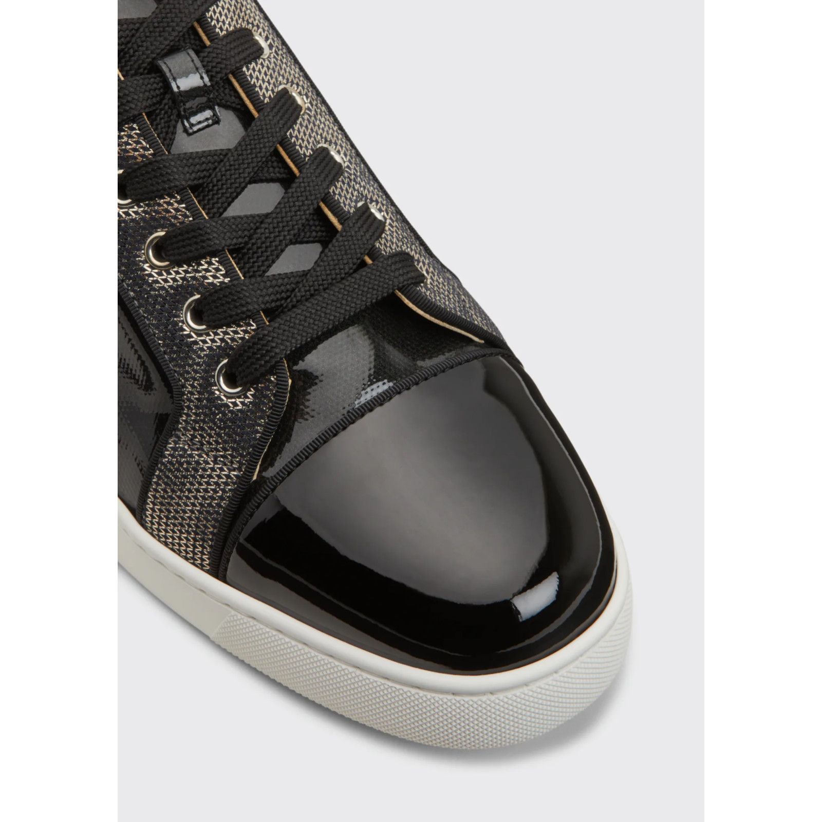 Christian Louboutin Christian Louboutin Louis Junior Orlato Flat Black Patent Size US 10 / EU 43 - 5 Thumbnail