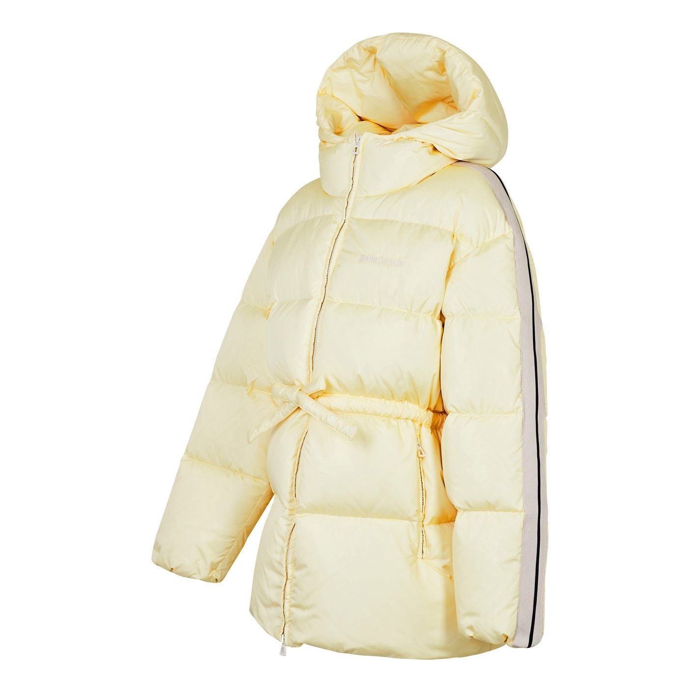 Palm Angels o1g2r1mq0325 Belted Down Jacket in Butter Size S / US 4 / IT 40 - 3 Thumbnail