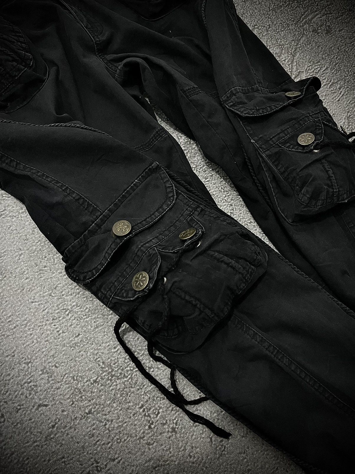 Japanese Brand 2000s Goa Cargo Flared Style Unknow Cargo Pants Size US 30 / EU 46 - 8 Thumbnail