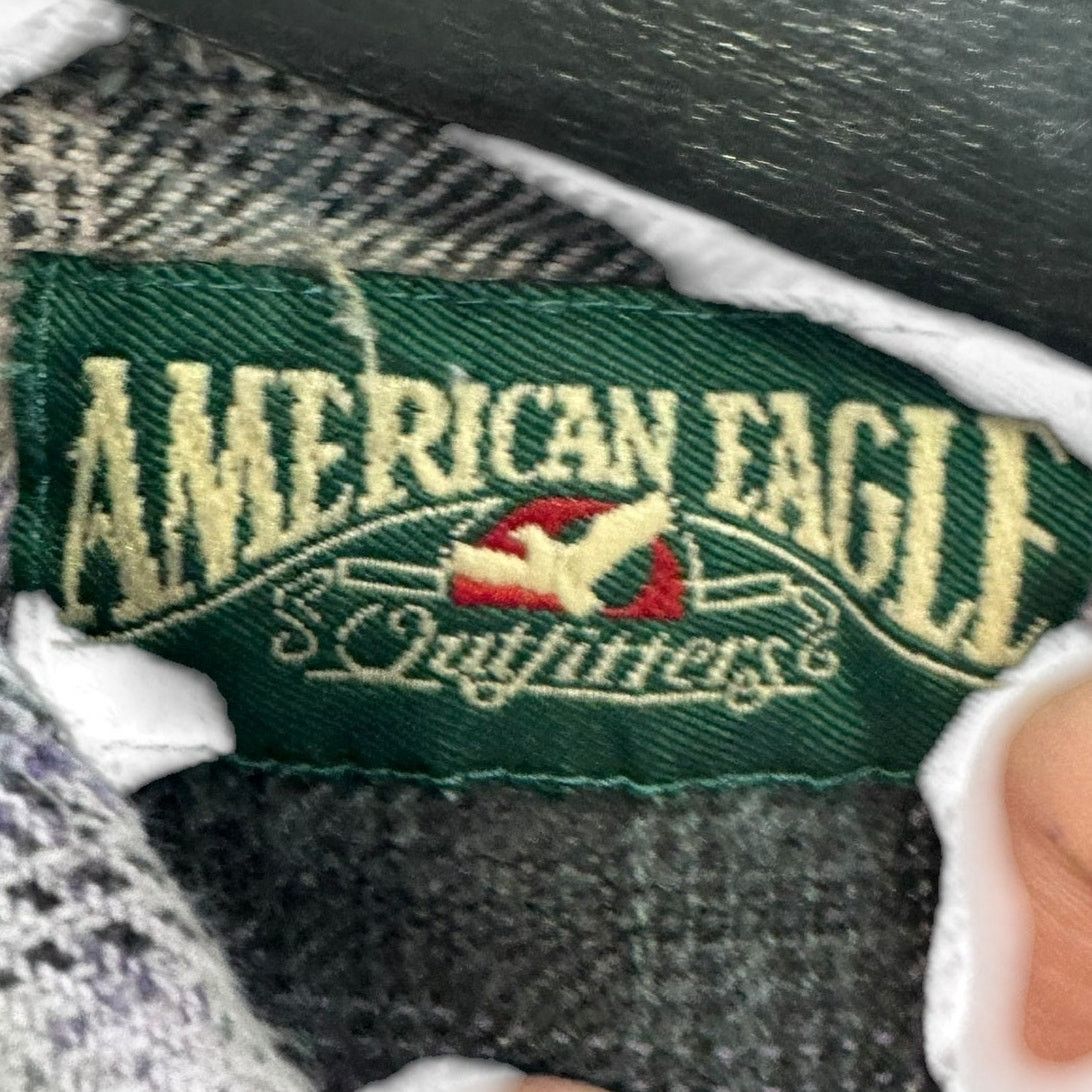 American Eagle Outfitters Vintage American Eagle Plaid Long Sleeve Flannel Size US XL / EU 56 / 4 - 7 Thumbnail