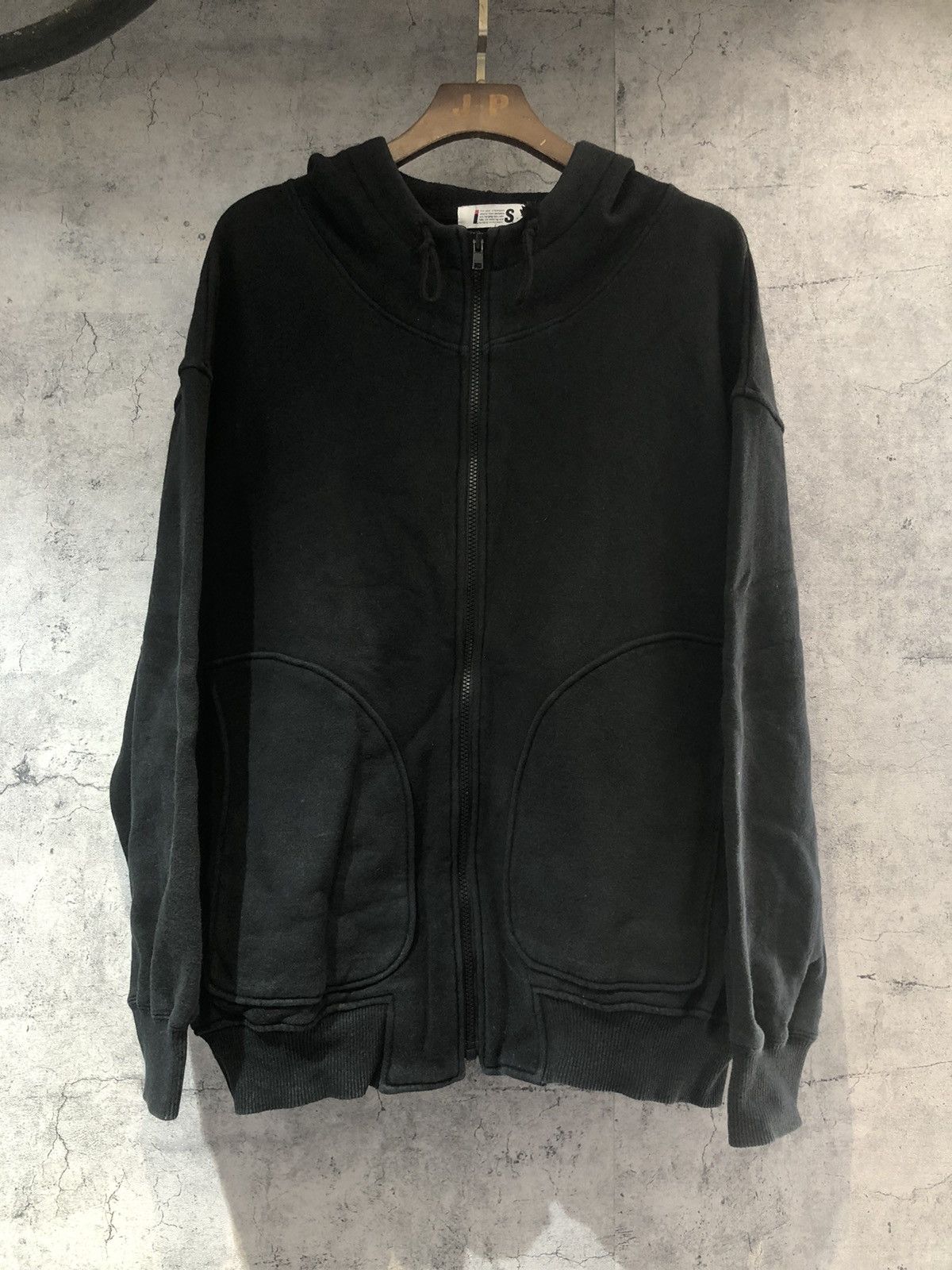 Issey Miyake × Vintage Rare Vintage 80s Issey Miyake black hoodie Size US M / EU 48-50 / 2 - 2 Thumbnail