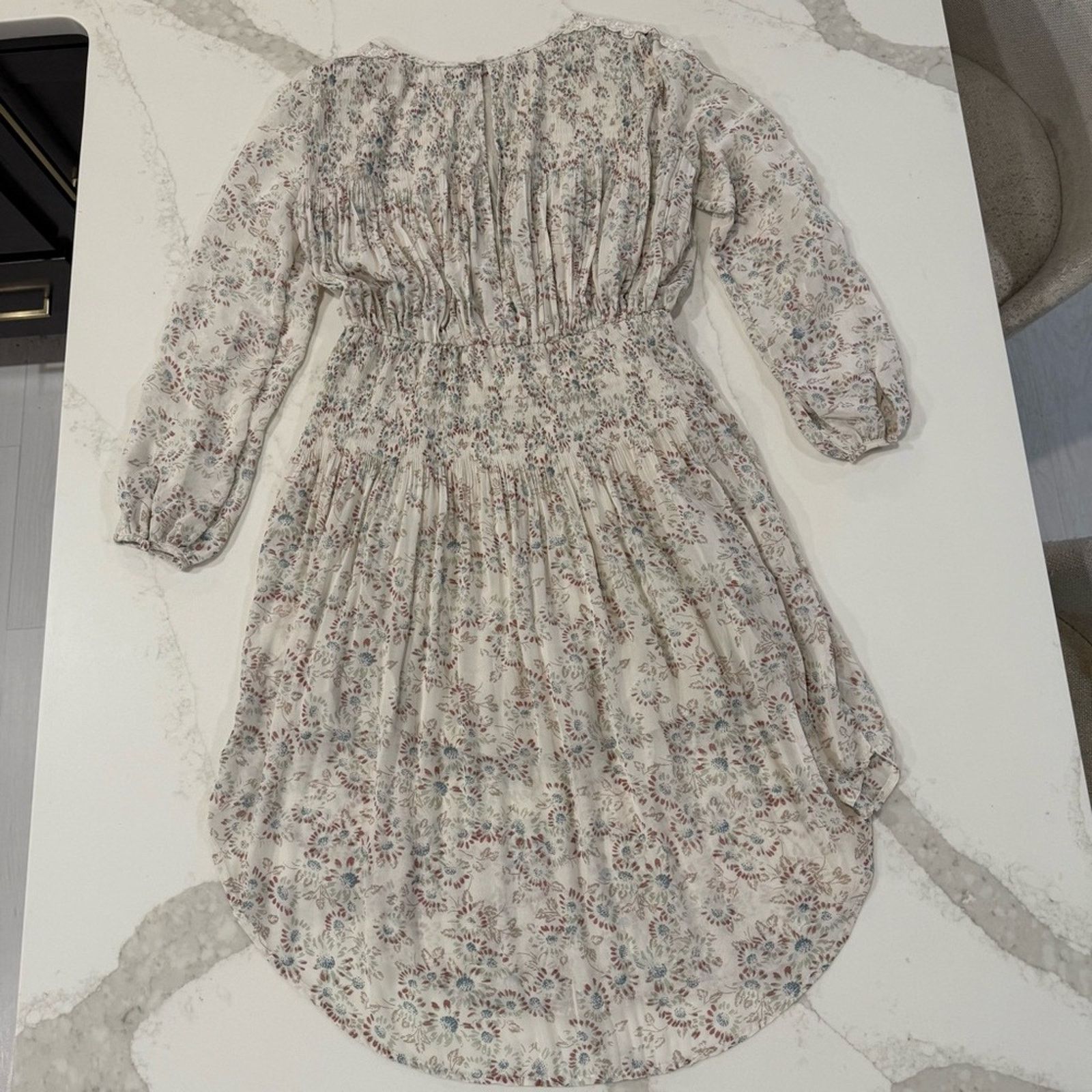 Free People Free People Floral Charolette Chiffon MidiDress Womens Small Size S / US 4 / IT 40 - 13 Thumbnail
