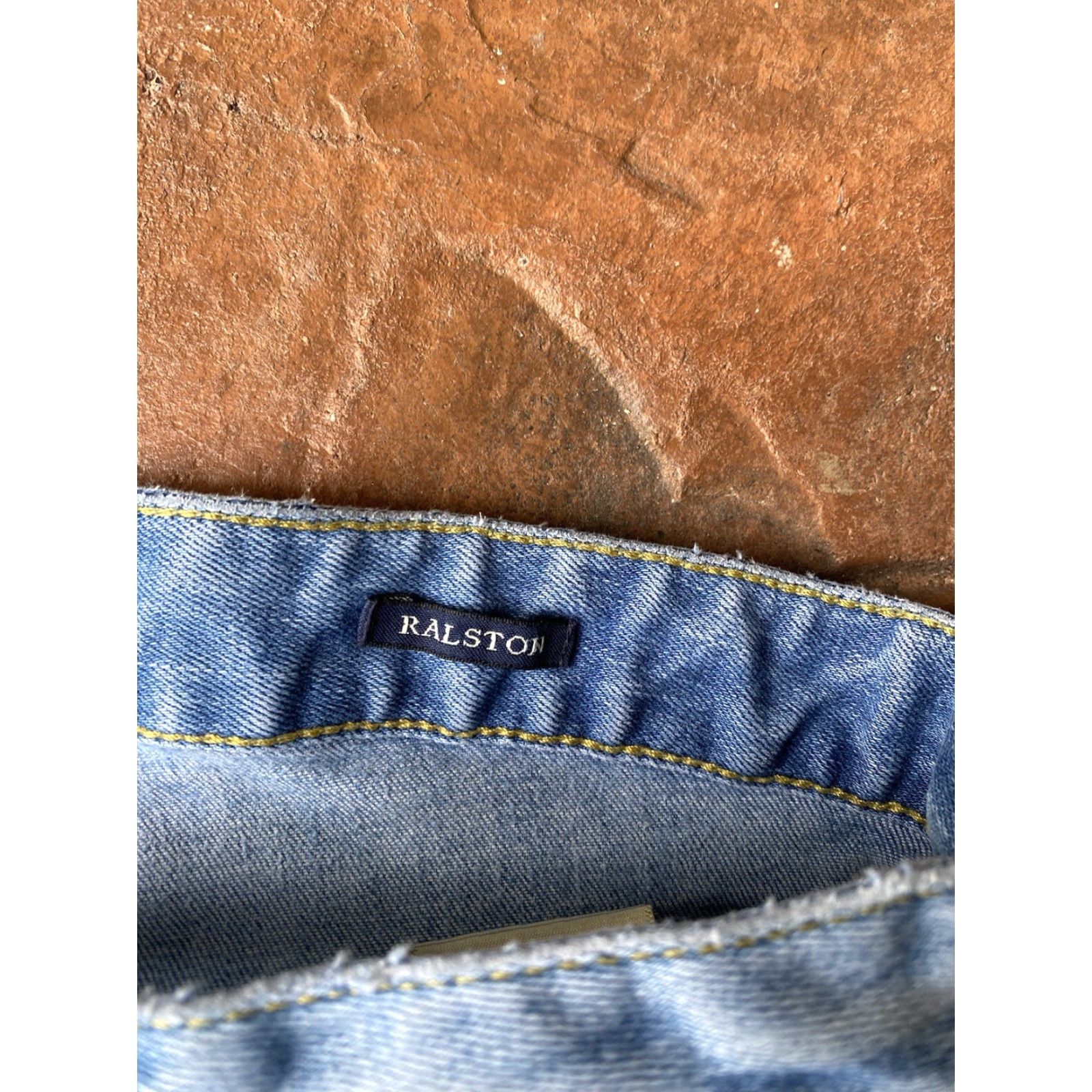 Scotch & Soda Scotch & Soda Amsterdam Blauw Ralston Men’s Jeans 33x30 Slim Button Fly Blue Denim Cotton Size US 33 - 3 Thumbnail