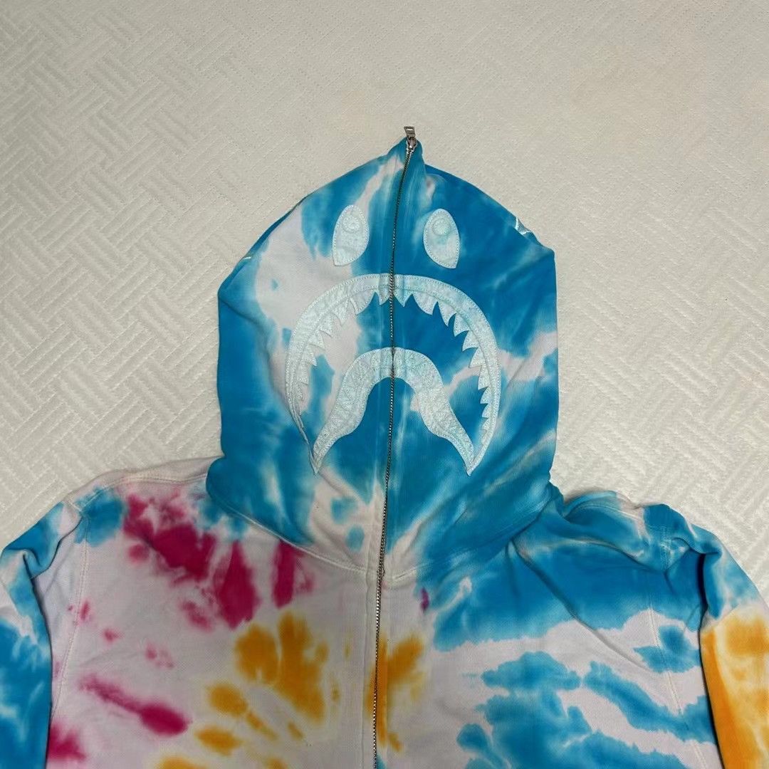 Bape CAMO SHARK FULL ZIP HOODIE Size US XL / EU 56 / 4 - 3 Thumbnail