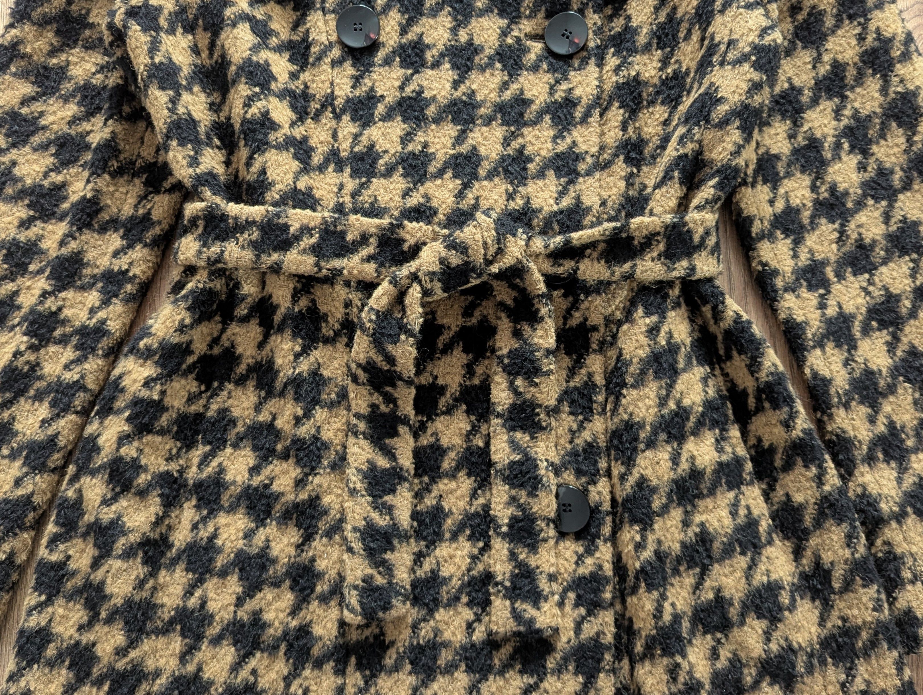 Max Mara Max Mara Long Virgin Wool Coat Black Brown Made In Italy Size M / US 6-8 / IT 42-44 - 4 Thumbnail