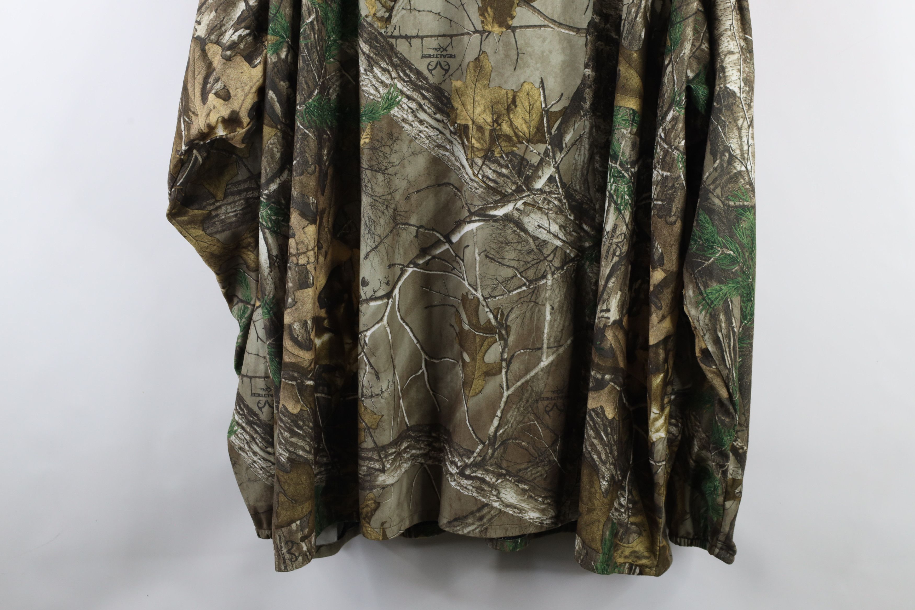 Vintage Vintage Camouflage Insect Shield Chamois Cloth Hooded Jacket Size US XXL / EU 58 / 5 - 15 Thumbnail
