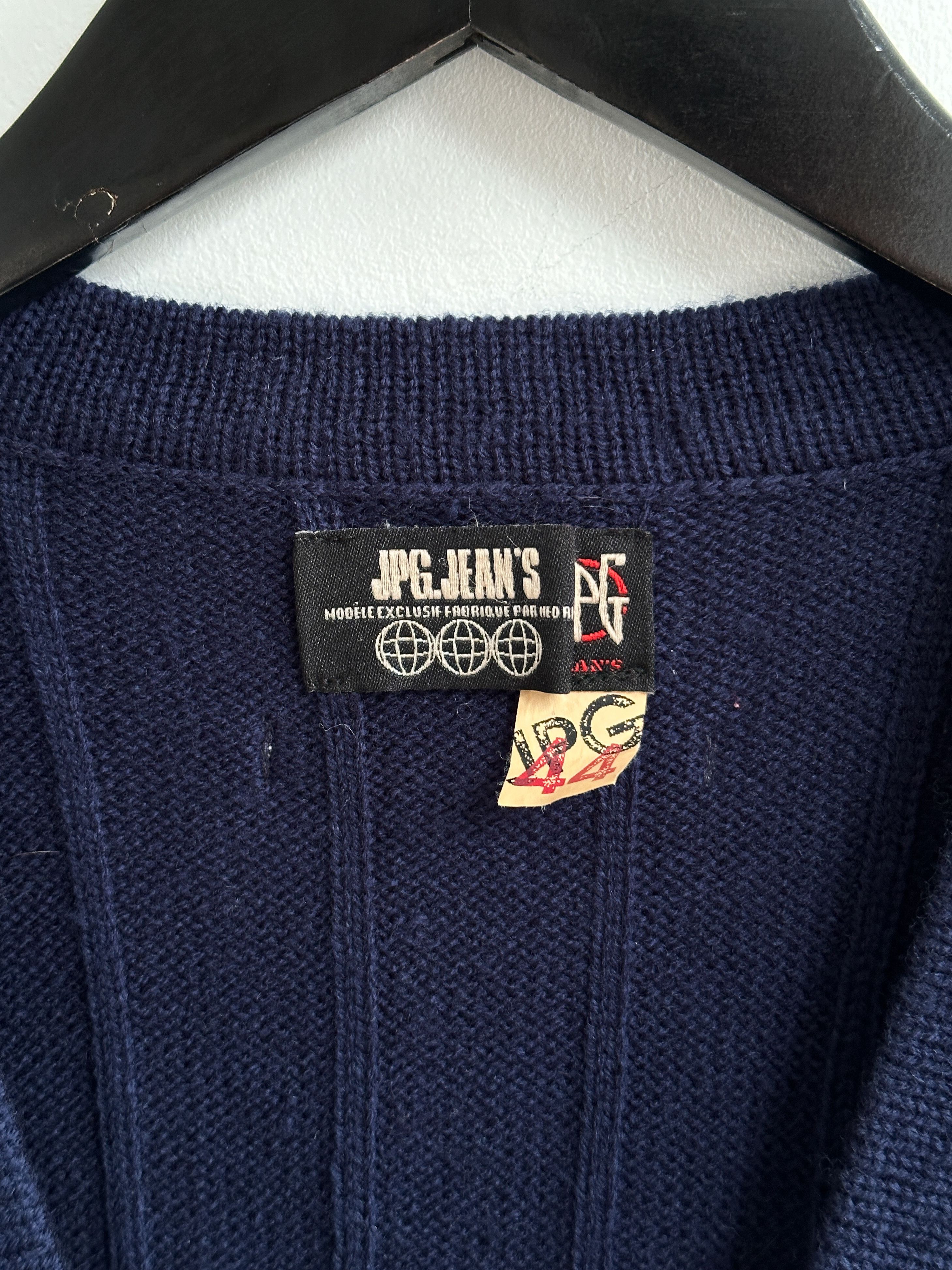Jean Paul Gaultier Vintage Jean Paul Gaultier Jeans JPG Knit Vest Sweater Size L / US 10 / IT 46 - 6 Thumbnail