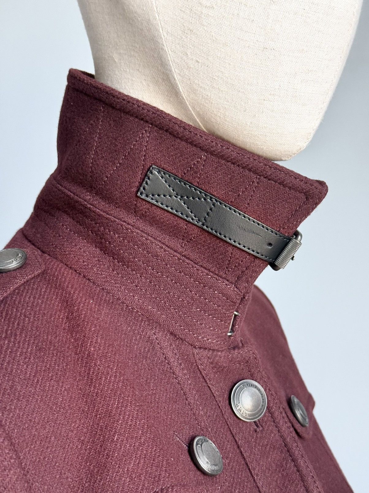 Burberry Burberry Wool Cashmere Military Coat Structured Button Size S / US 4 / IT 40 - 15 Thumbnail