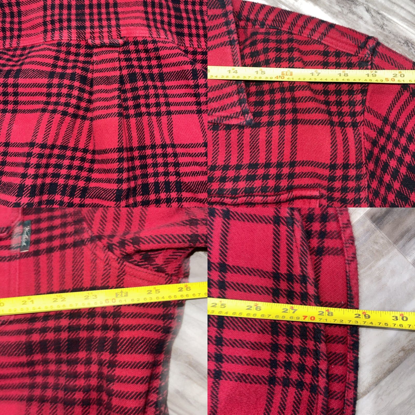 Vintage Woolrich Shirt XXL Red Black Plaid Heavy Flannel Button-Up Long Sleeve Pockets Size US XXL / EU 58 / 5 - 8 Thumbnail