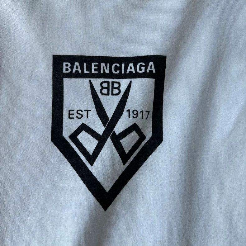 Balenciaga Balenciaga Scissor White Size US S / EU 44-46 / 1 - 3 Thumbnail