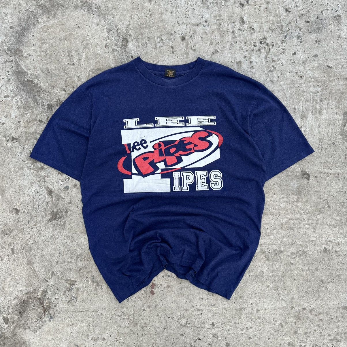 Lee Vintage Adult Japanese Style Lee T-shirts Big Logo Y2K 90s Size US XL / EU 56 / 4 - 1 Thumbnail