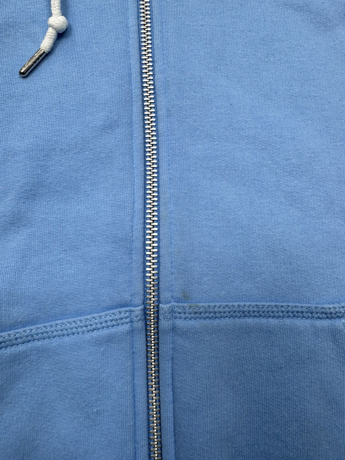 Nike × Vintage Vintage 00s Nike Air Hip Hop Vibe Zip Up Hoodie Baby Blue Size US L / EU 52-54 / 3 - 5 Thumbnail