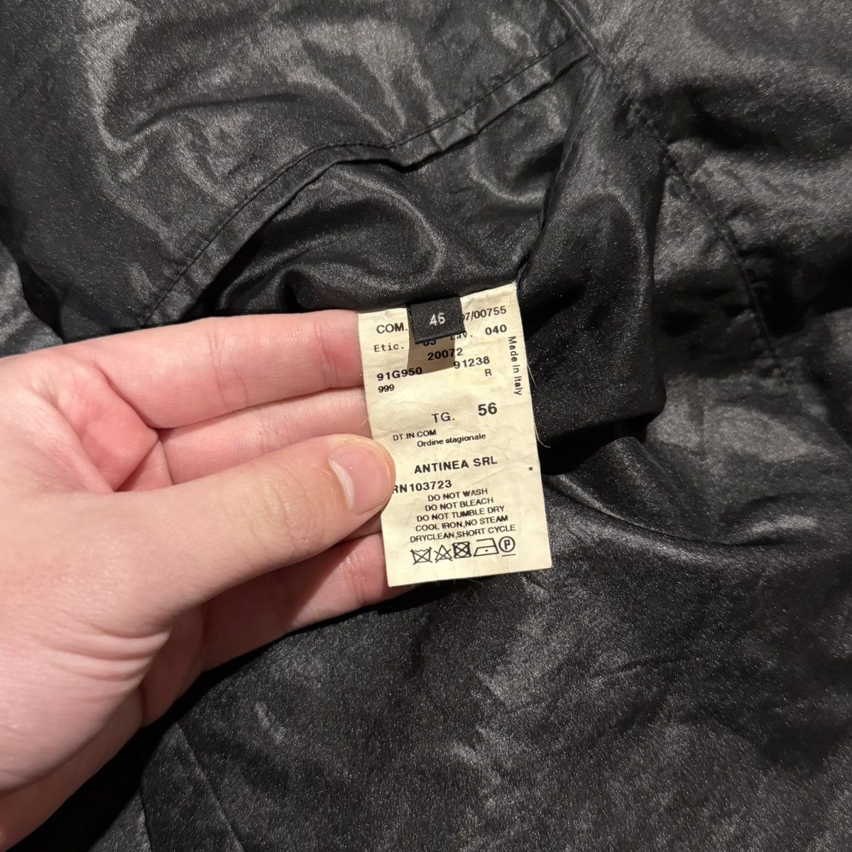 Emporio Armani Vintage FW07 Giorgio Armani Nylon Tecno Line Blazer Jacket Size US M / EU 48-50 / 2 - 9 Thumbnail
