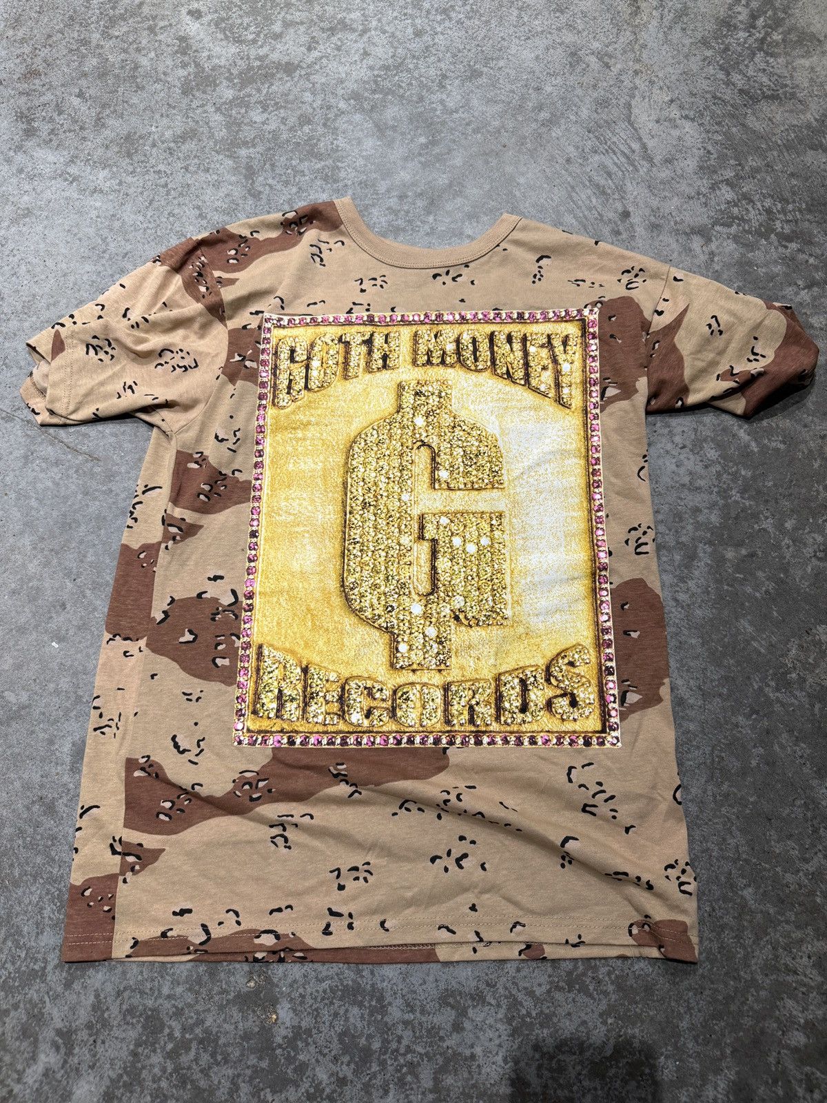 Goth Money Goth Money Records Pentant Tee Desert Camo Size US L / EU 52-54 / 3 - 1 Thumbnail