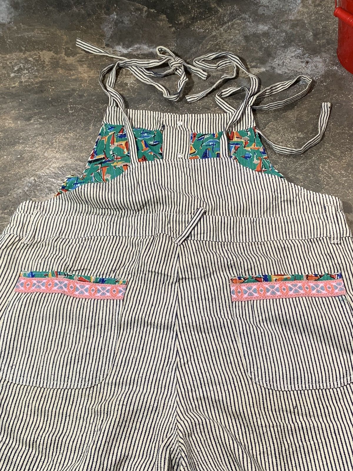 Japanese Brand Titicaca hikori overall pants Size 33" - 4 Thumbnail