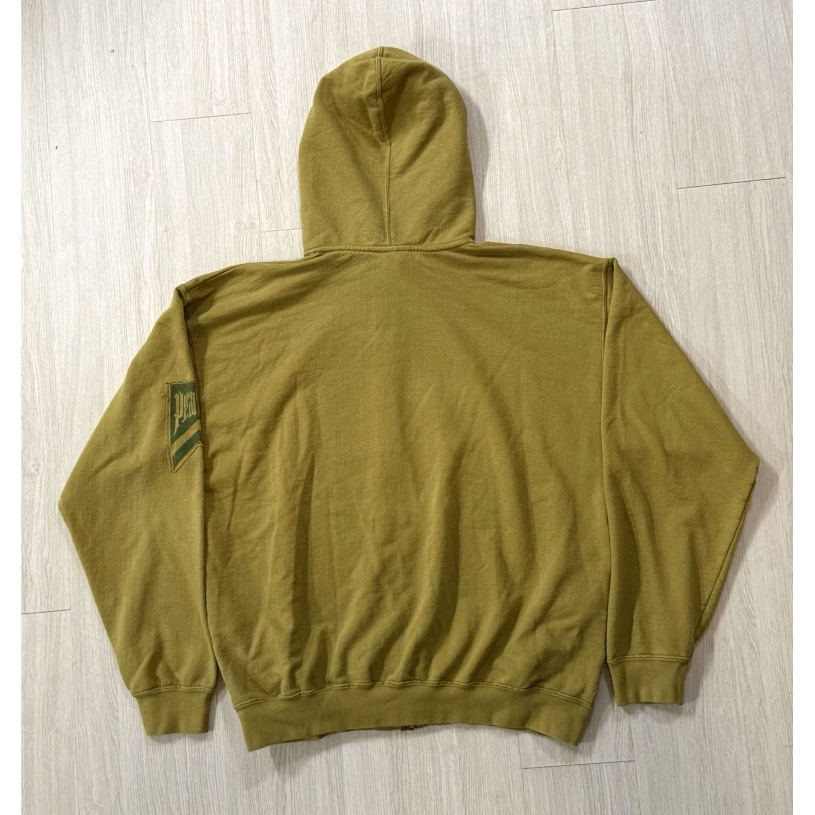 Vintage Pearl Jam Ten Club Full-Zip Hooded Sweatshirt XL Hoodie Eddie Vedder Grunge Size US XL / EU 56 / 4 - 2 Thumbnail