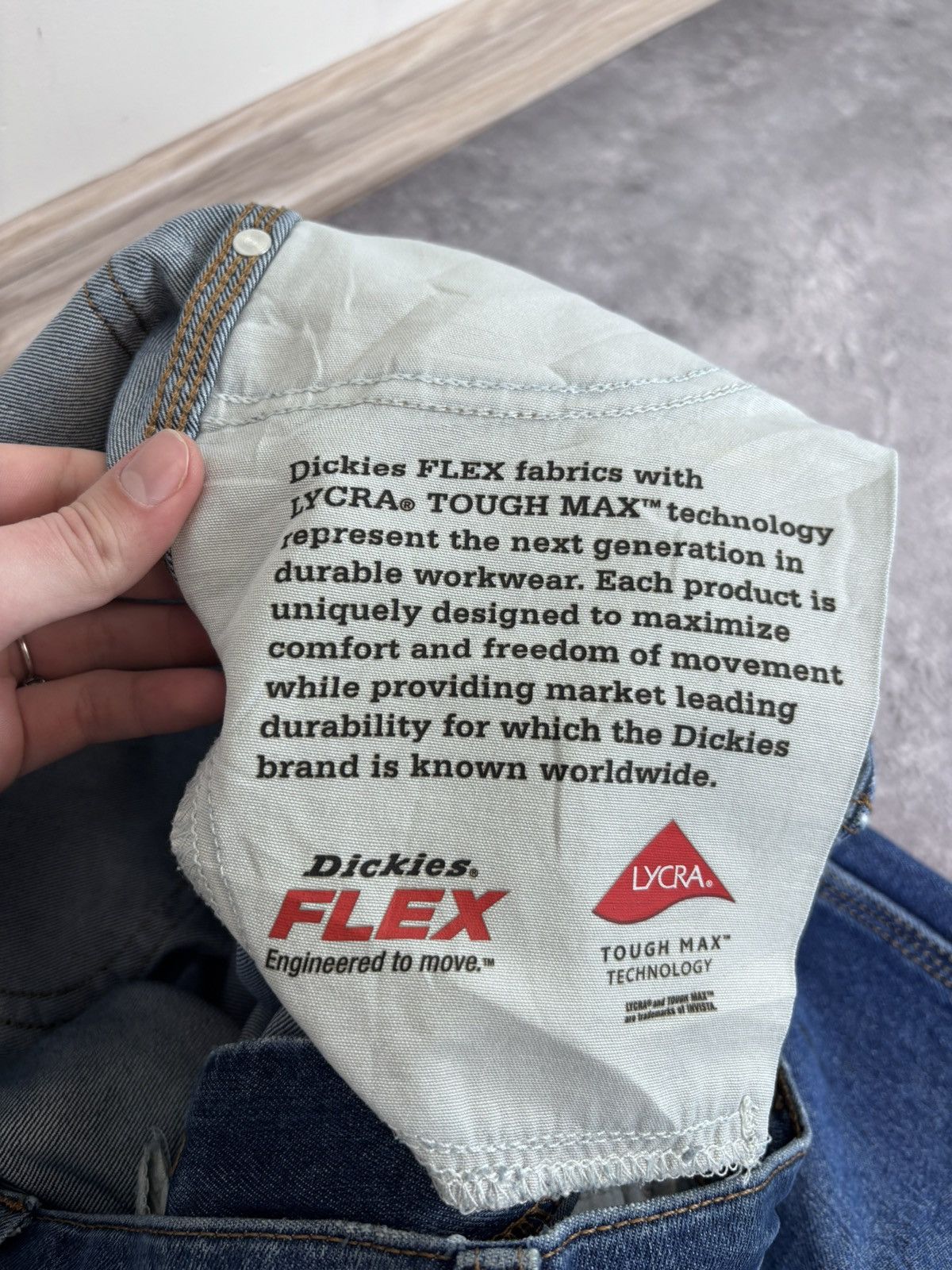 Dickies Dickies Men’s Carpenter Denim Jeans Flex Relaxed Straight Size US 38 / EU 54 - 23 Thumbnail
