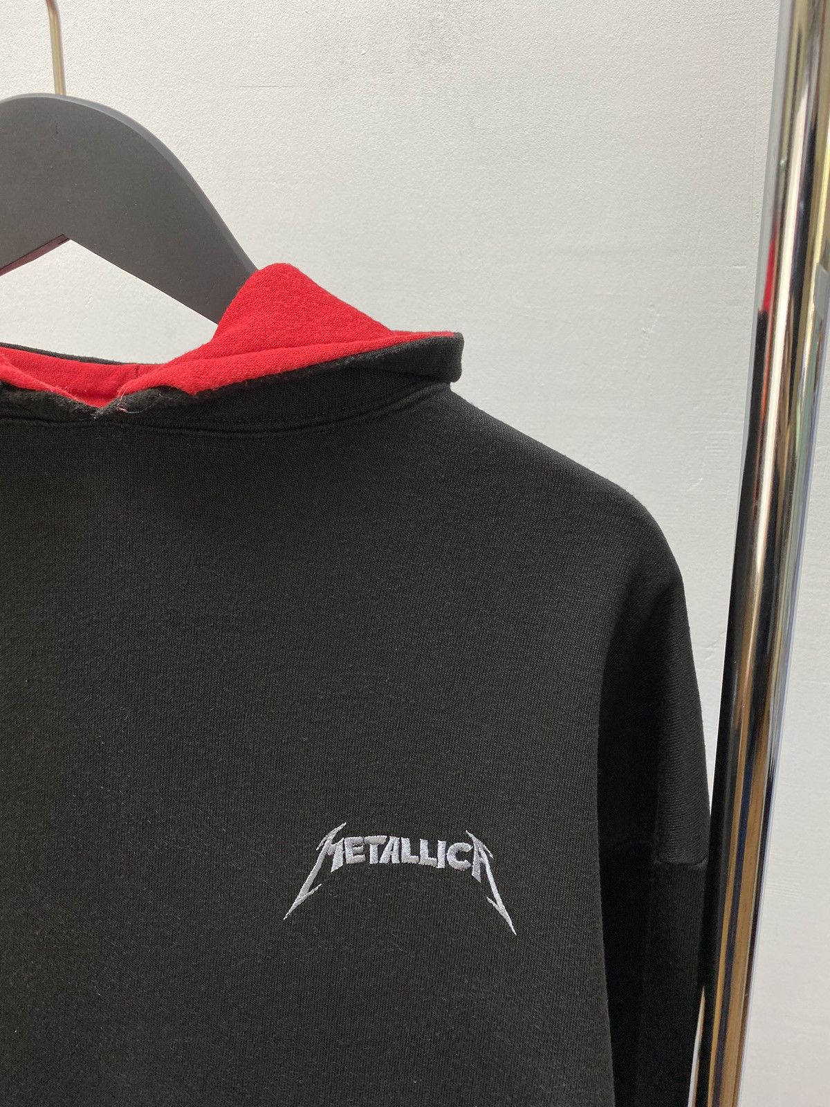 Band Tees × Metallica × Vintage Vintage 90s Metallica Nowhere Else To Roam Tour Hoodie Size US XL / EU 56 / 4 - 5 Thumbnail