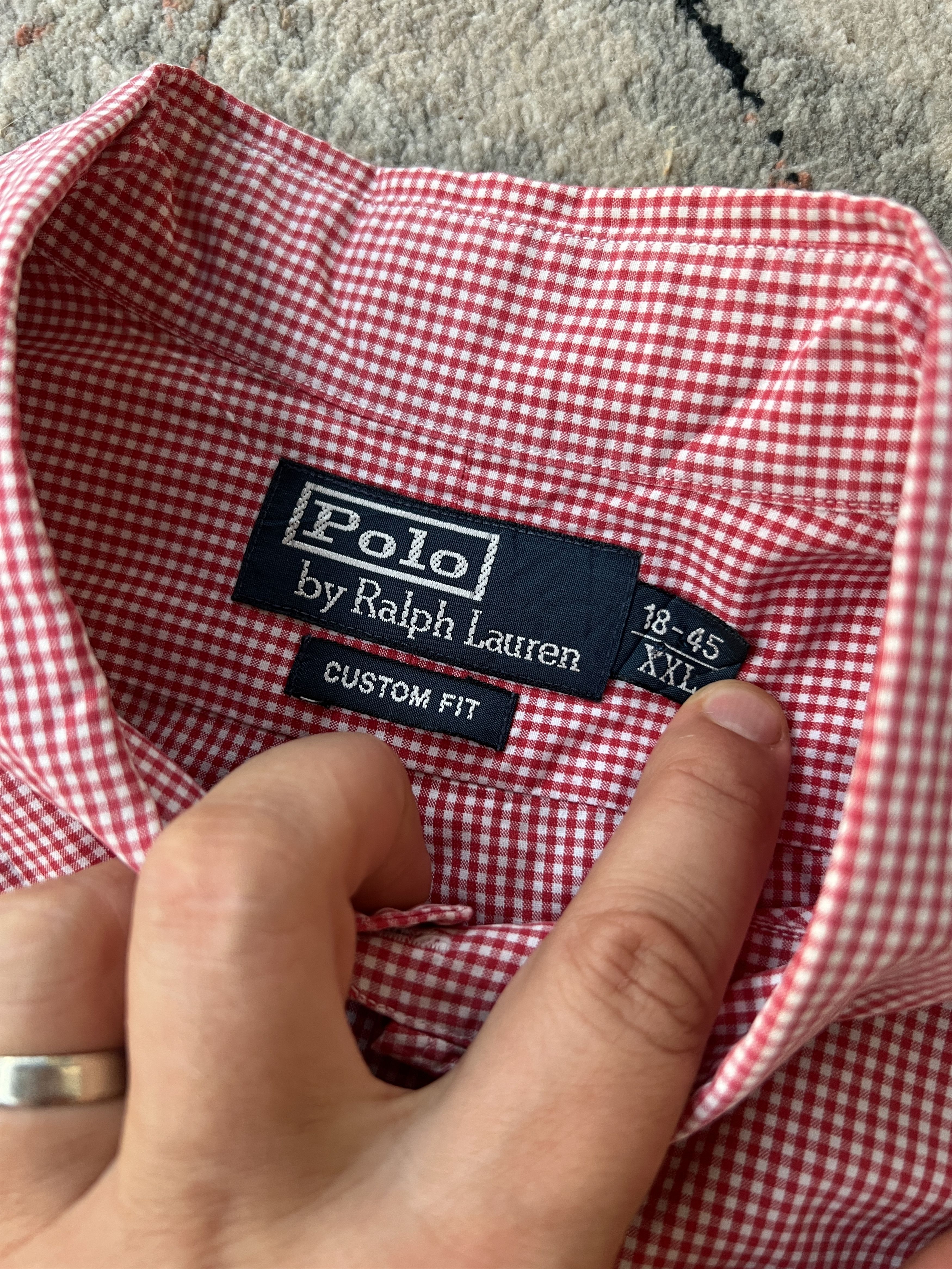 Polo Ralph Lauren Polo Ralph Lauren Vintage Shirt Size US XXL / EU 58 / 5 - 3 Thumbnail