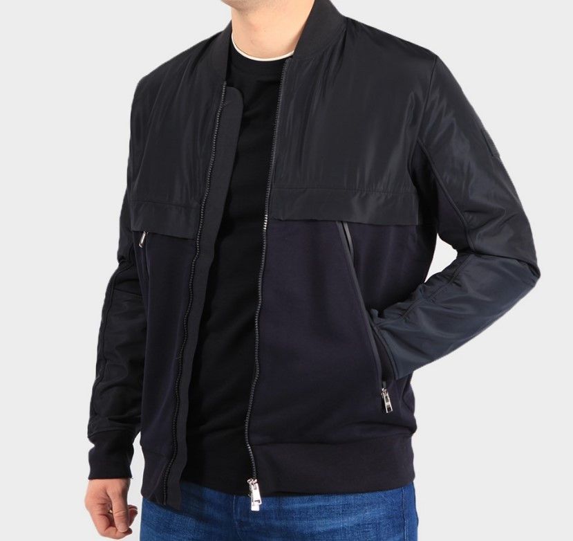 Hugo Boss Hugo Boss Zip Up Bomber Men's Size L Black Size US L / EU 52-54 / 3 - 3 Thumbnail