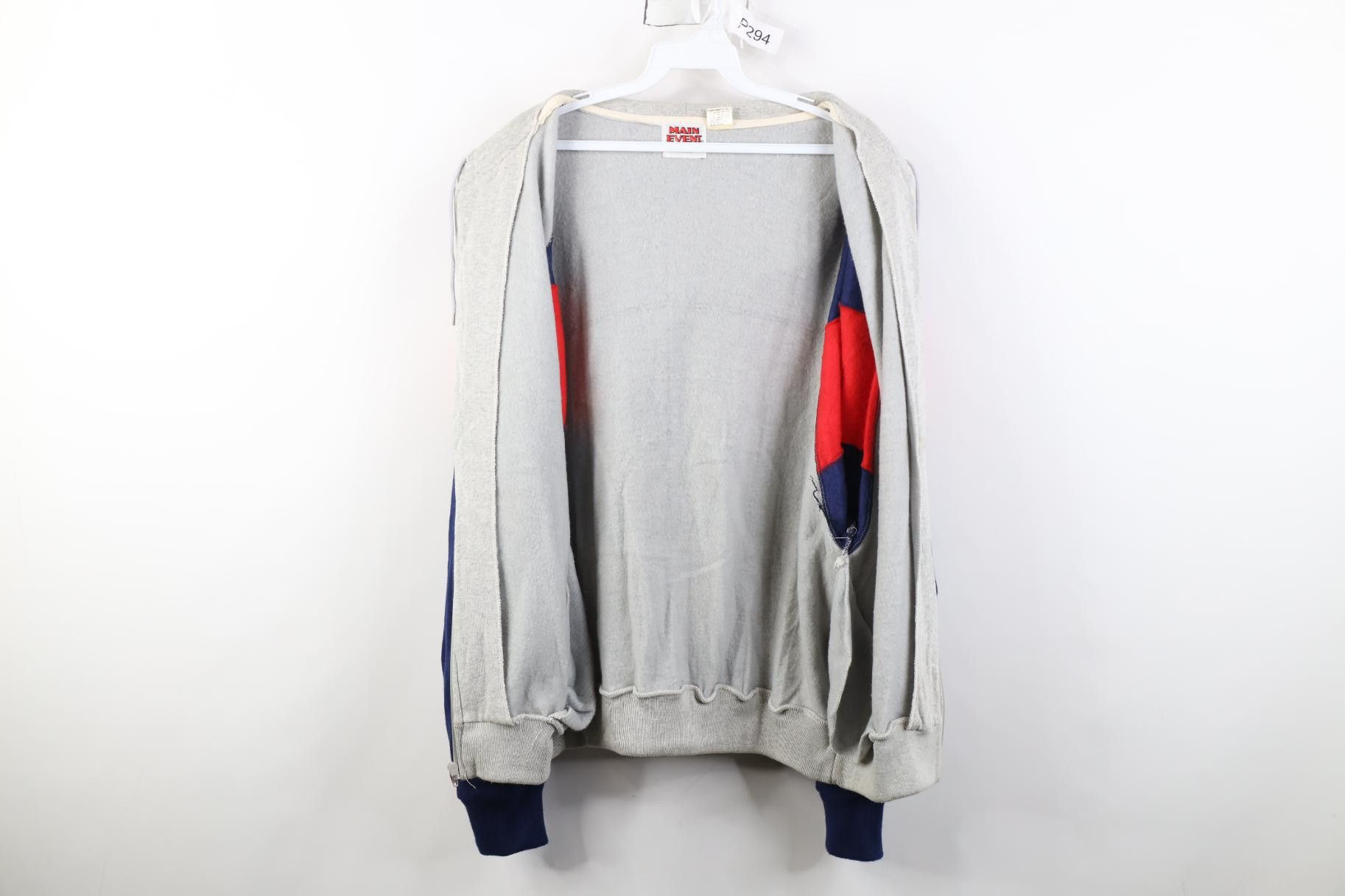 Vintage Vintage 70s 80s Streetwear Full Zip Hoodie Sweatshirt Size US M / EU 48-50 / 2 - 12 Thumbnail