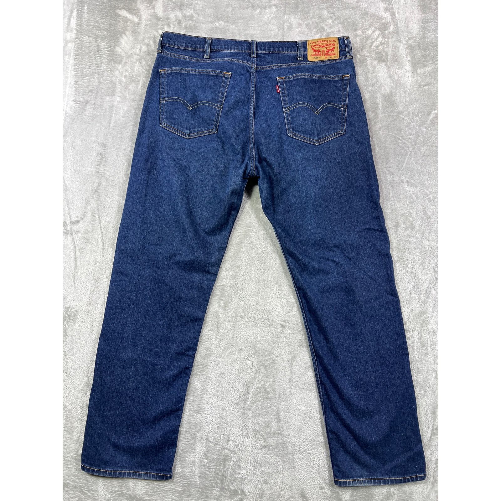 Levi's Levi’s 505 Men’s Jeans Size 40×32 Regular Fit Straight Leg Size US 40 / EU 56 - 3 Thumbnail