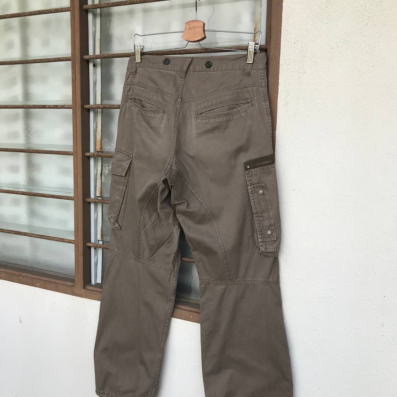 PPFM RARE PPFM MILITARY TRACKTOR CARGO PANT DRAWSTRING LEG STRIP Size US 30 / EU 46 - 4 Thumbnail