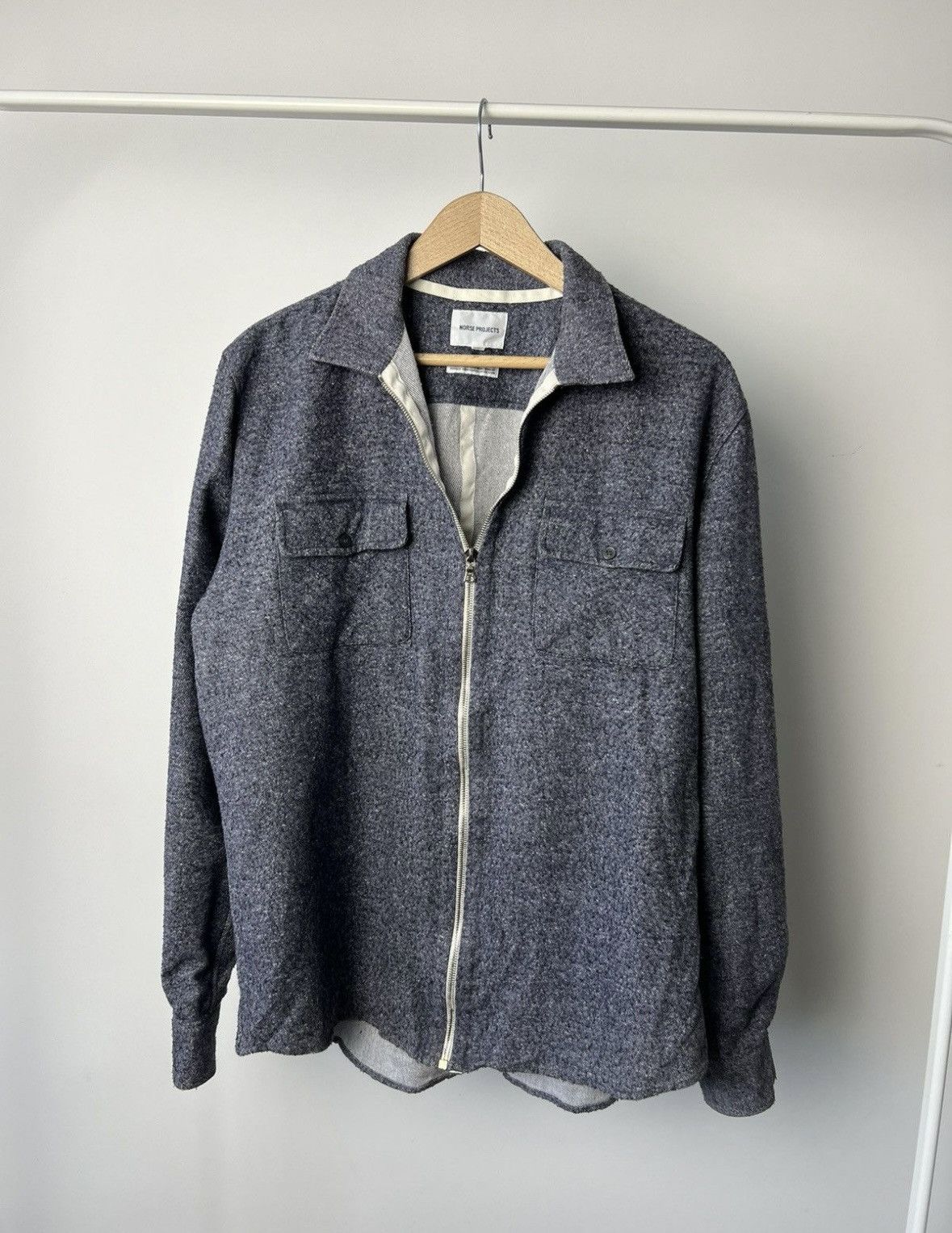 Norse Projects Vintage Overshirt NORSE PROJECTS Kyle Wool Pocket Jacket Size US L / EU 52-54 / 3 - 8 Thumbnail