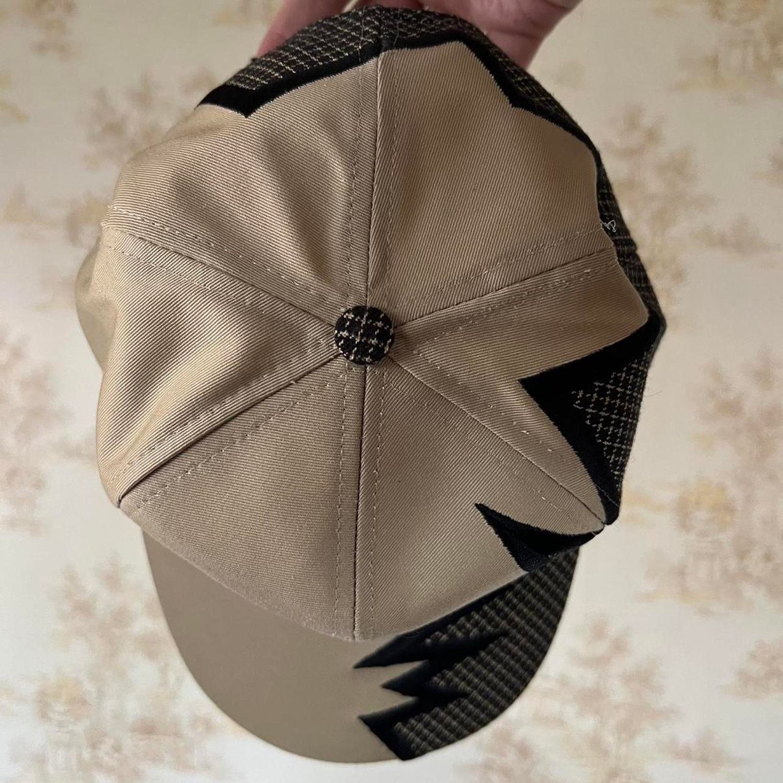 Vintage 1999 Tri-State Rodeo Hat | Tan Shockwave Strapback | OSFA Size ONE SIZE - 7 Thumbnail