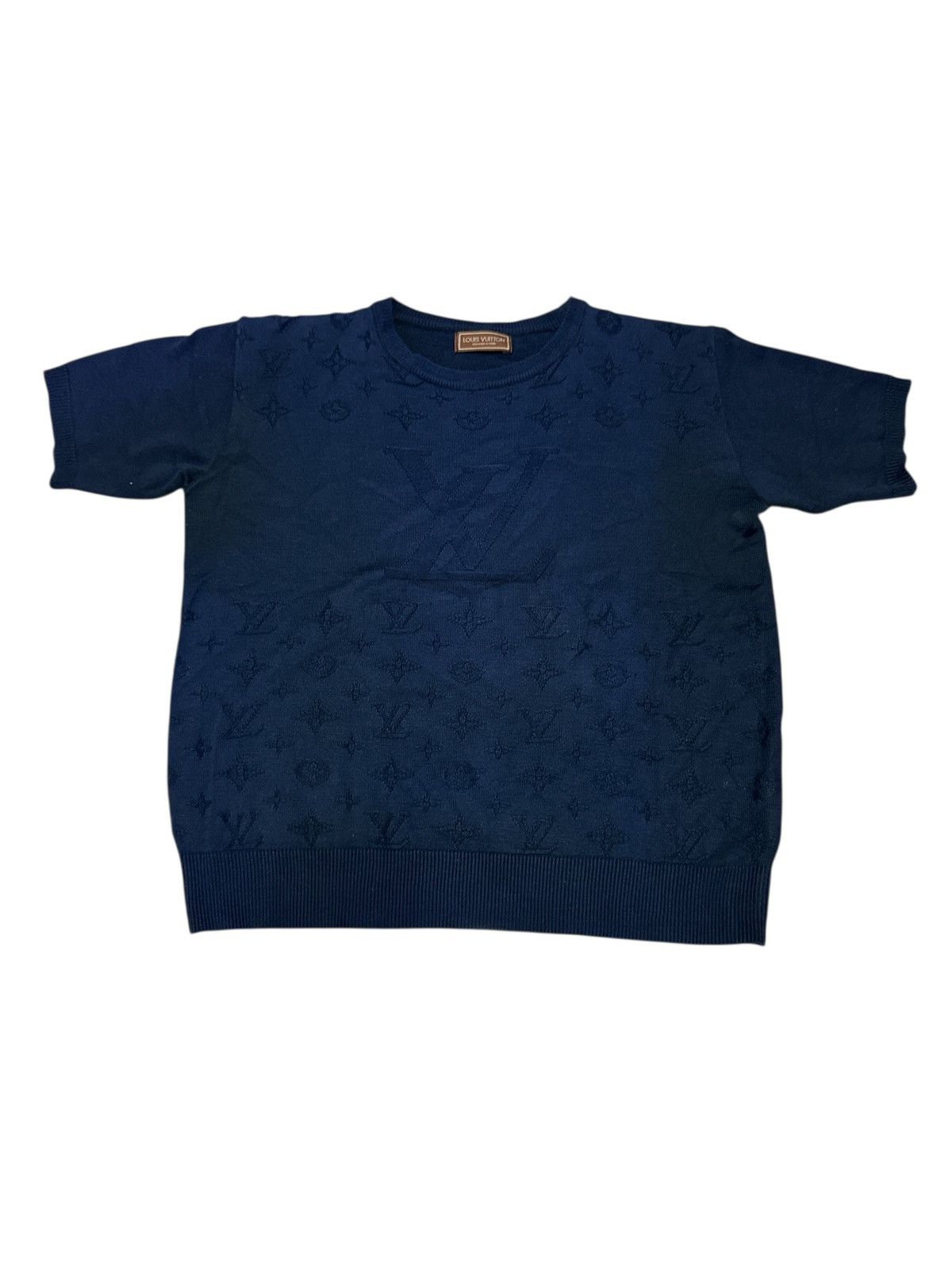 Louis Vuitton VINTAGE LOUIS VUITTON MONOGRAM KNITTED TOP SHIRT Size M / US 6-8 / IT 42-44 - 1 Thumbnail