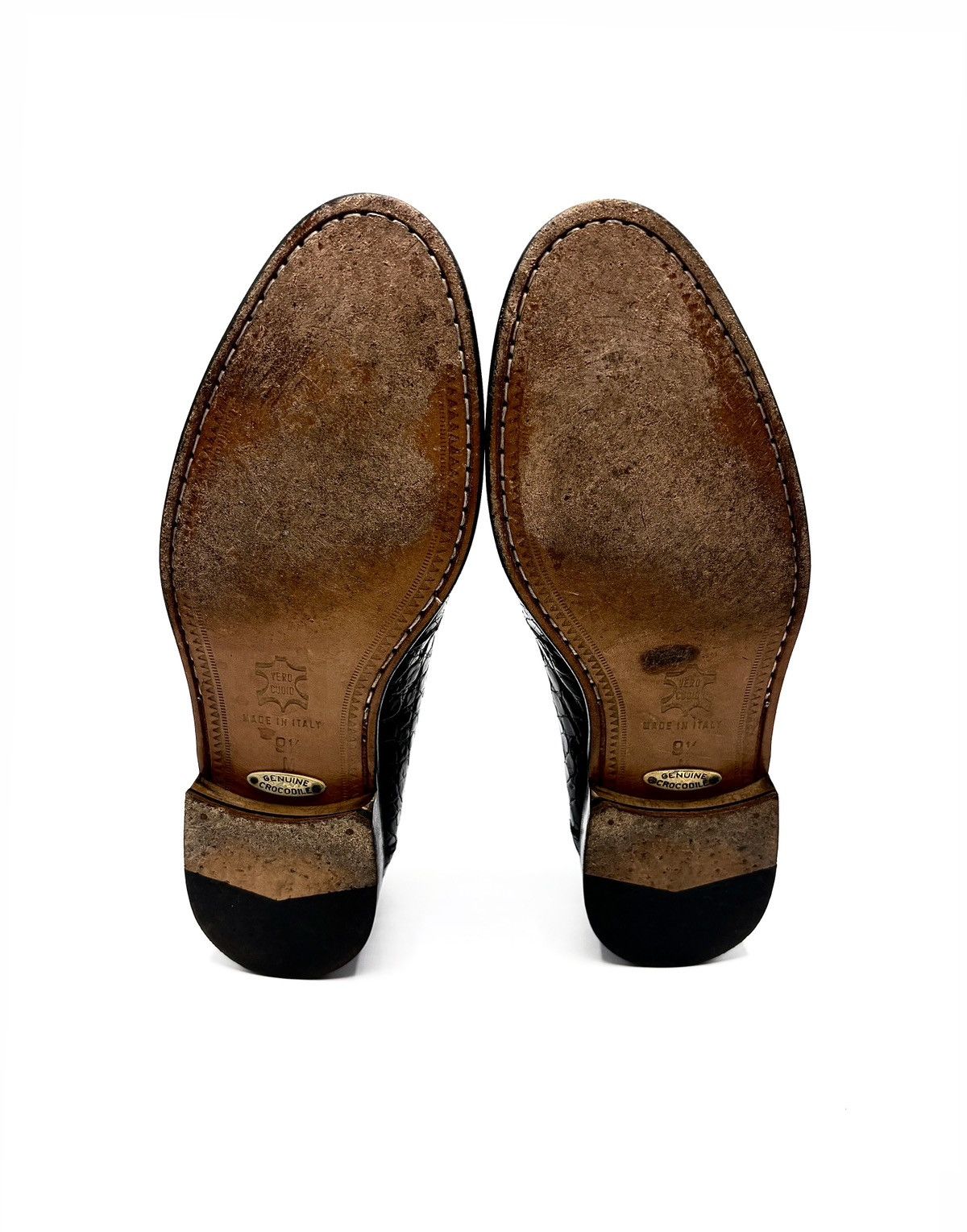 Zelli Zelli Tuscany Genuine Crocodile Leather Penny Loafers Size US 9.5 / EU 42-43 - 9 Thumbnail