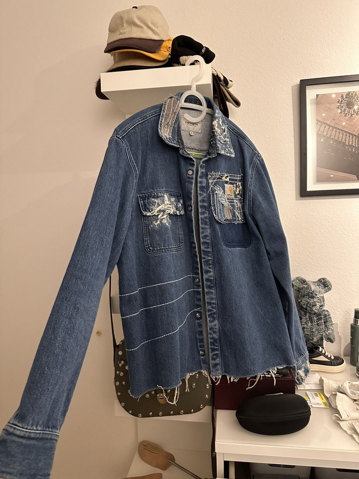 Carhartt Carhartt Reworked Worwear Shirt Size US M / EU 48-50 / 2 - 1 Thumbnail