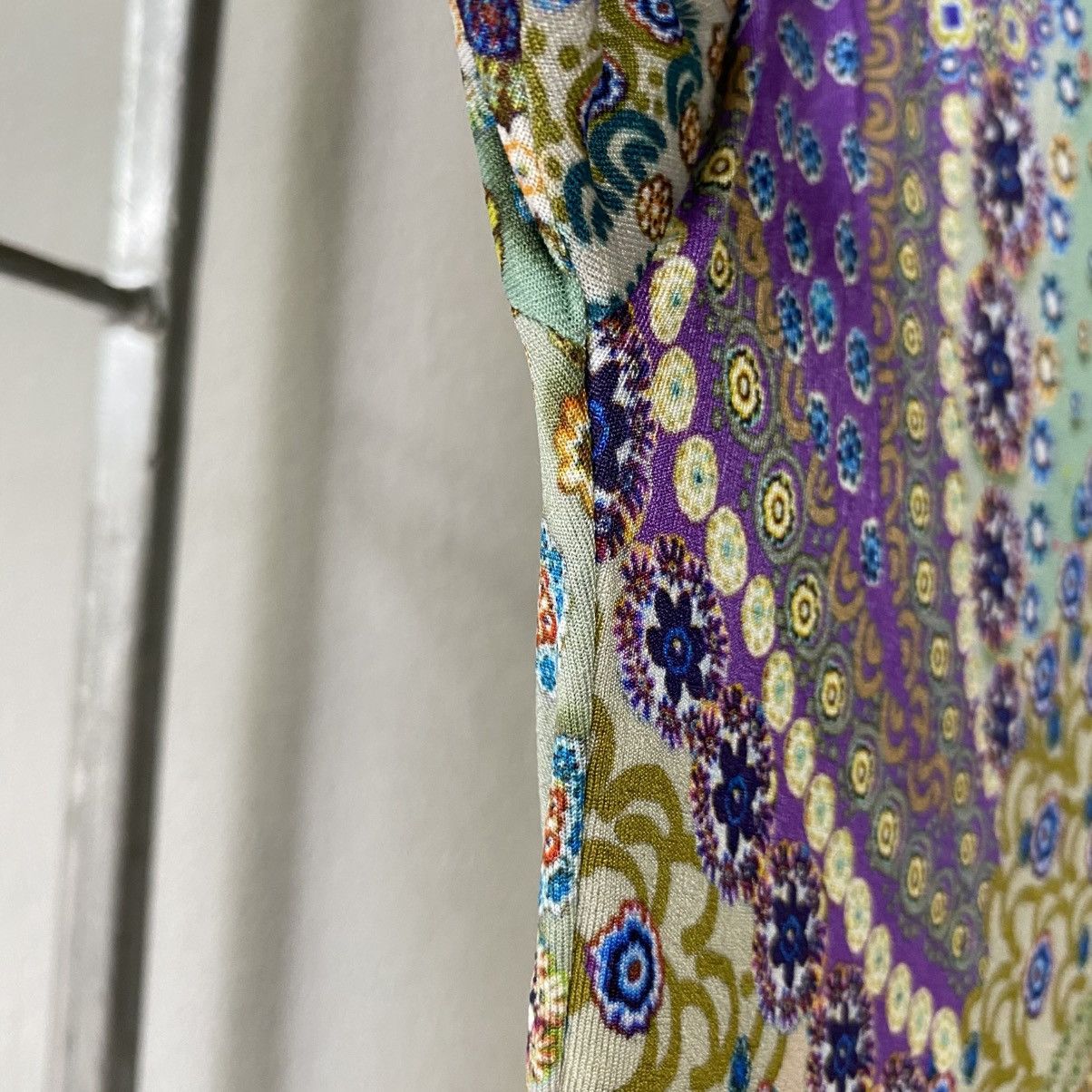 Etro ETRO Milano Multicolor Paisley Print Scoop Neck Top Size M / US 6-8 / IT 42-44 - 5 Thumbnail