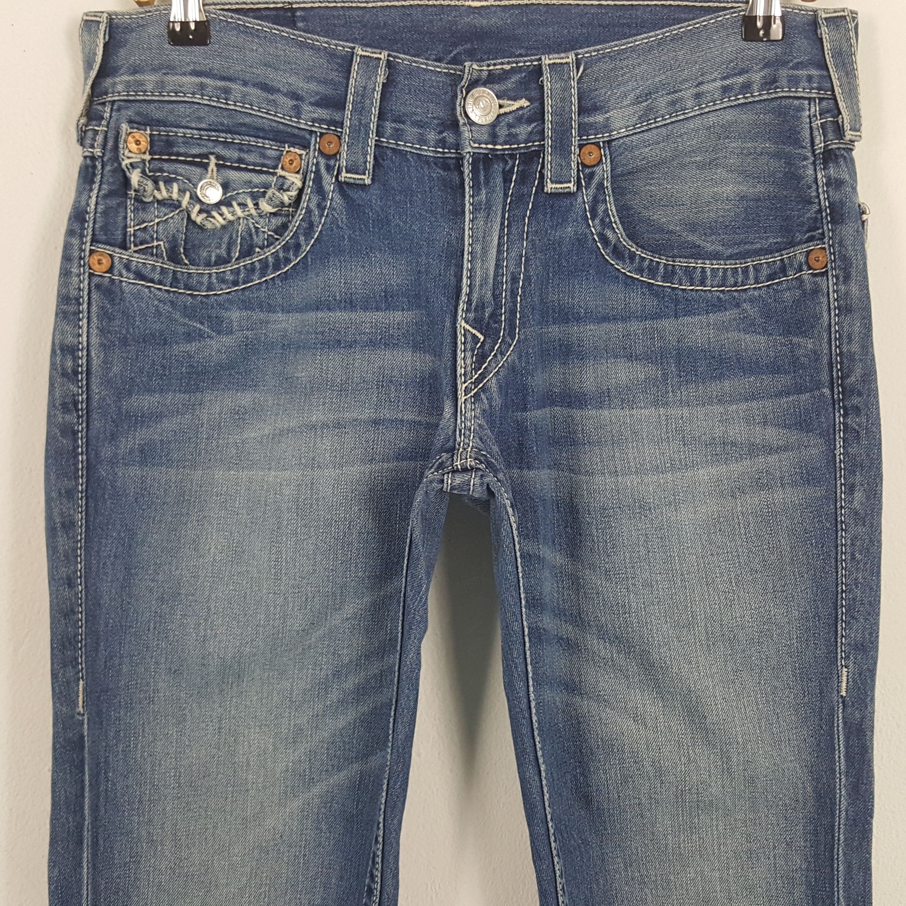 True Religion × Vintage Vintage True Religion American Brand Bootcut Denim Jeans Size 32" / US 10 / IT 46 - 2 Thumbnail