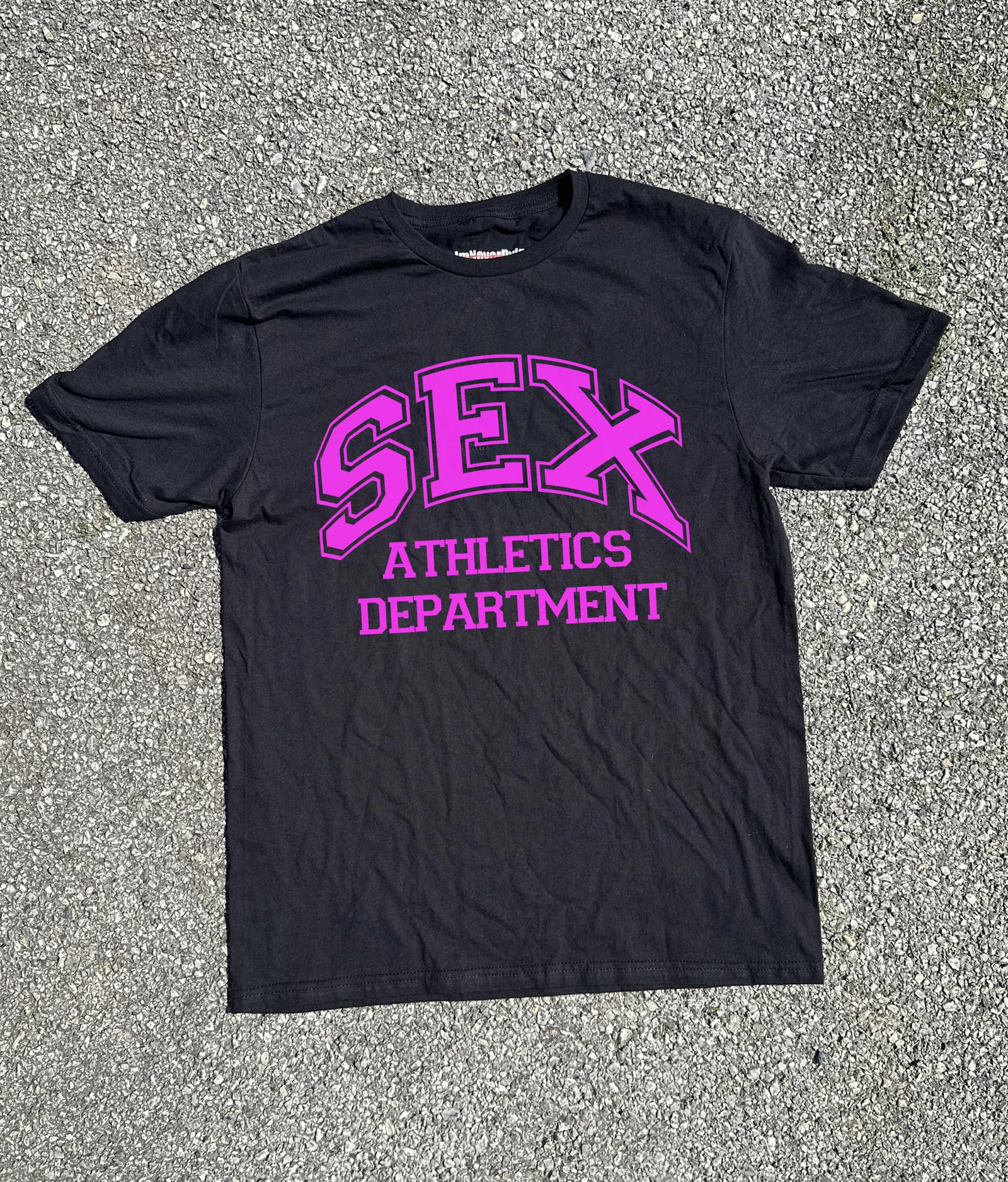 Japanese Brand Sex Athletics Tee Black Pink L | Grailed