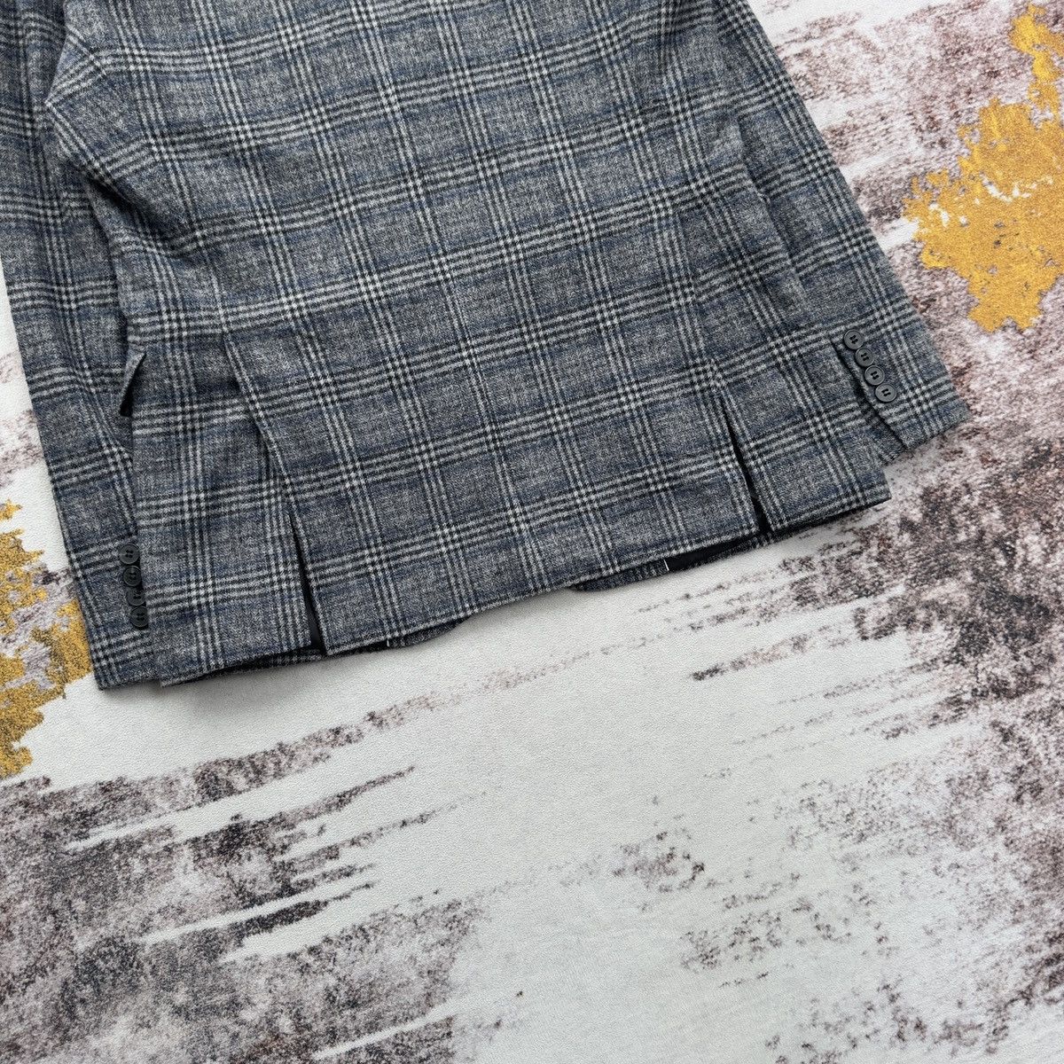 Burberry VINTAGE BURBERRY LONDON CHECK WOOL BLAZER JACKET RARE Size 42R - 12 Thumbnail