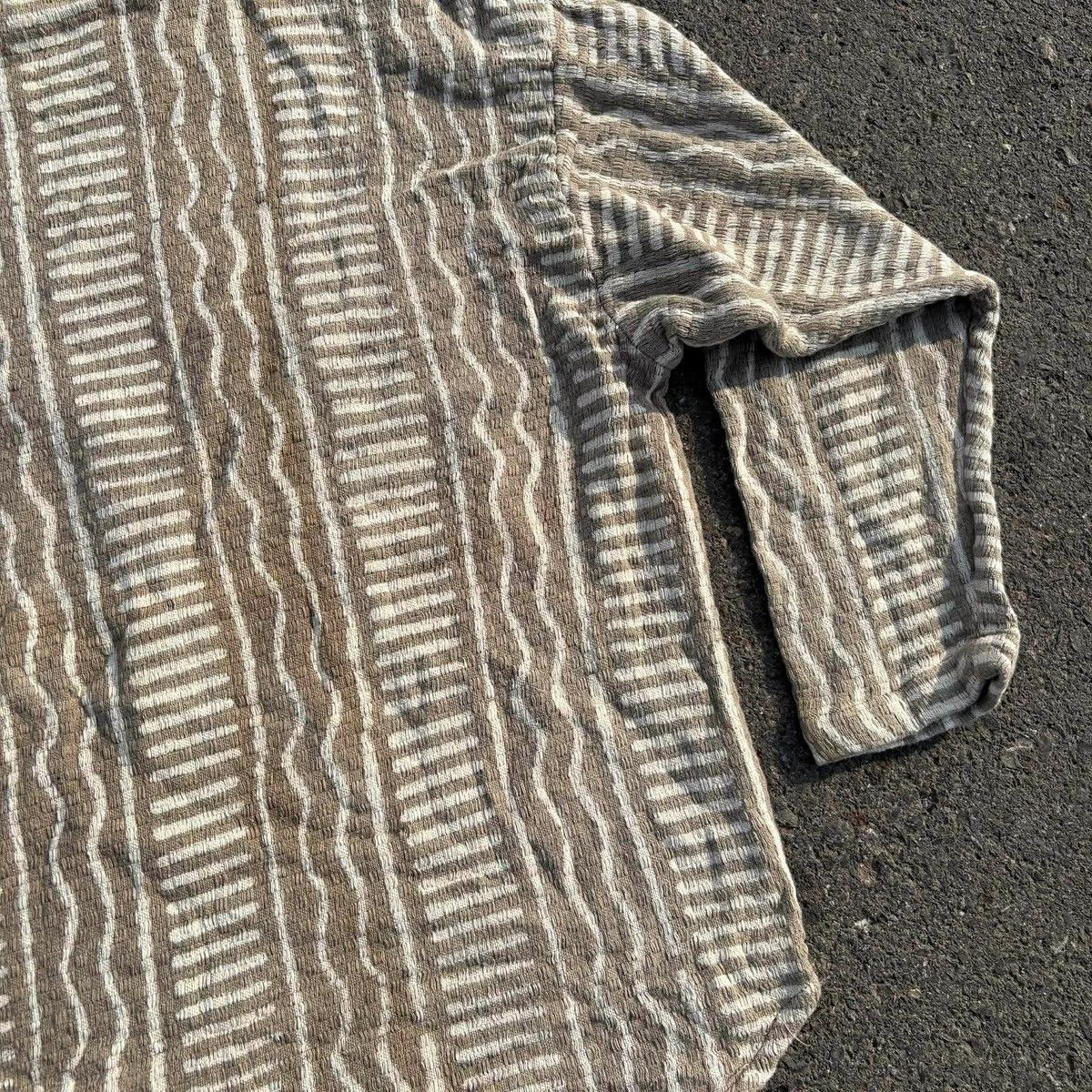 Vintage Lakshmi India Woven Stripe Pullover – Made in India Size US XL / EU 56 / 4 - 8 Thumbnail