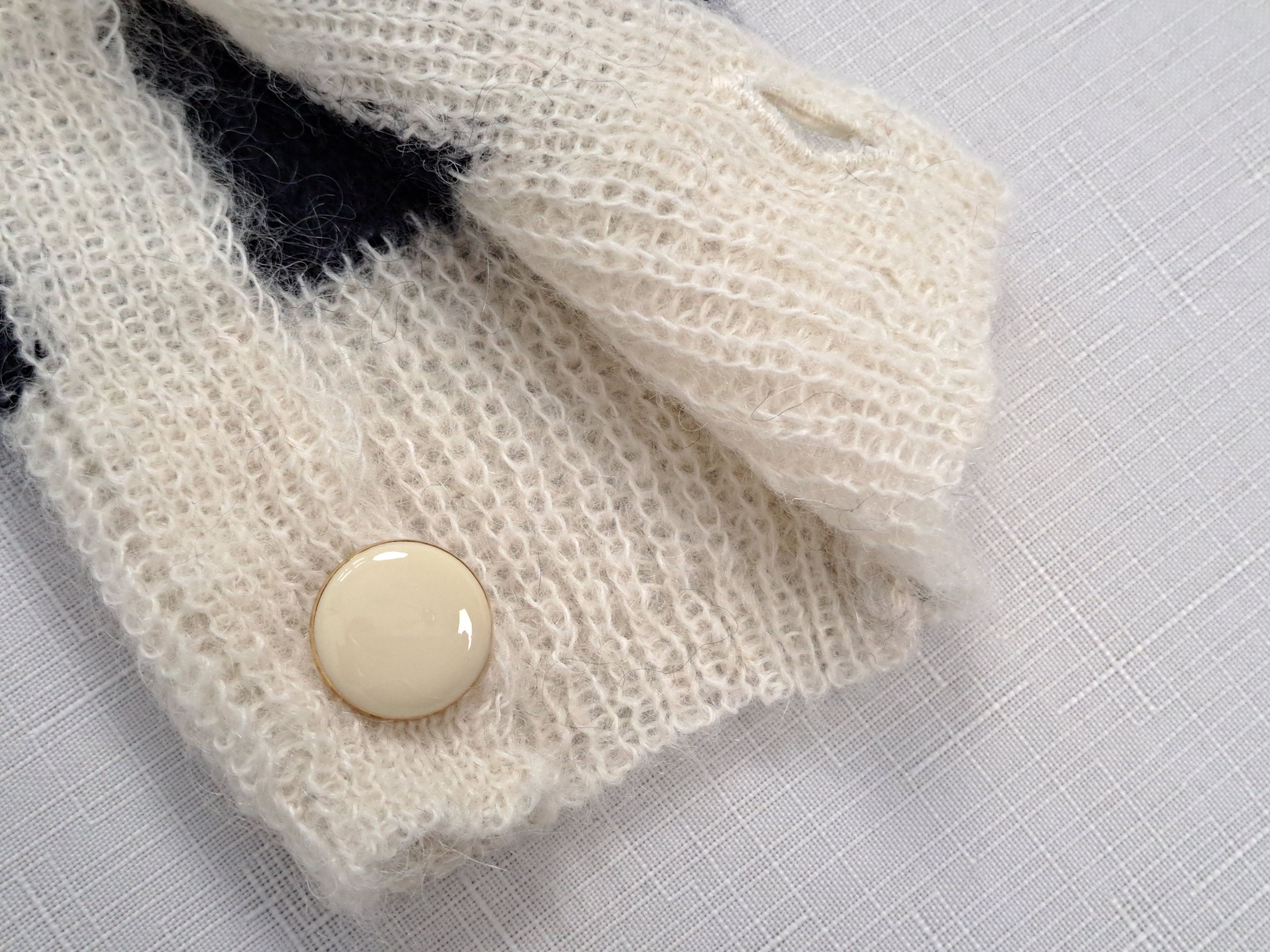 Sezane Sezane mohair/alpaca striped pullover. Size XS Size S / US 4 / IT 40 - 9 Thumbnail