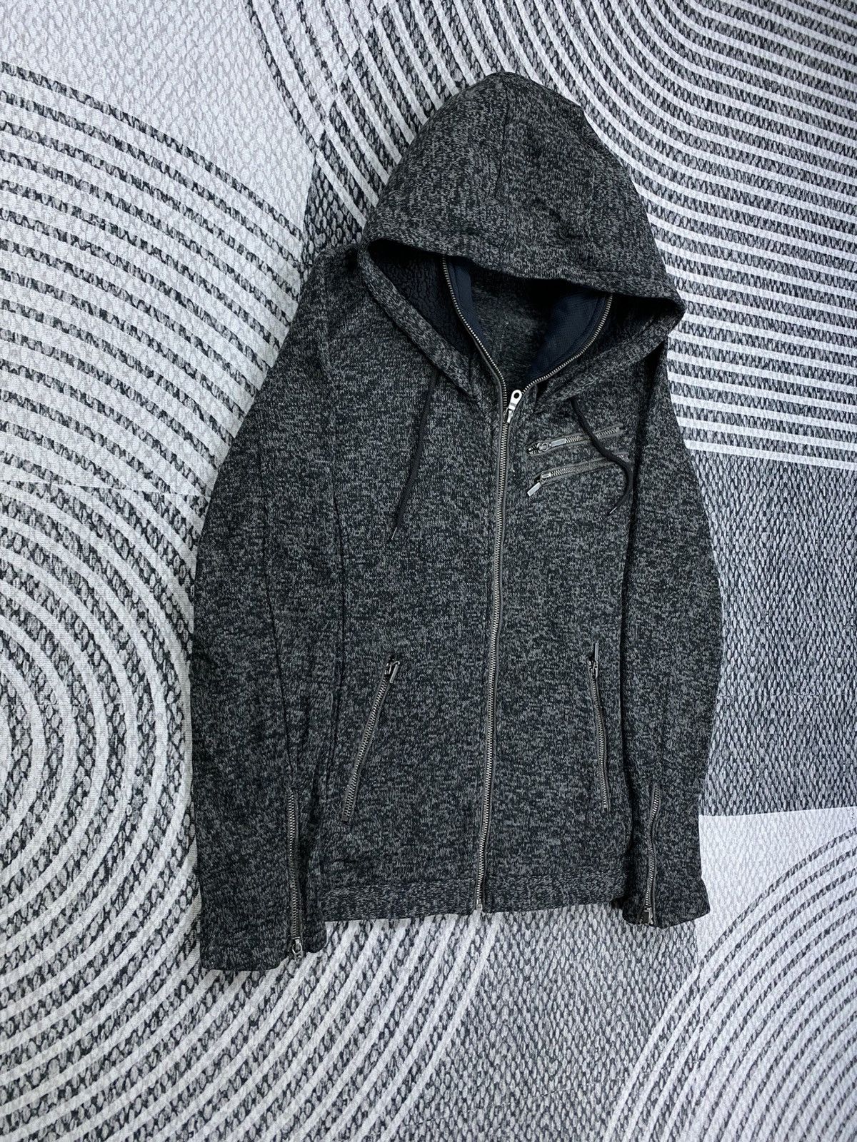 Mossimo Vintage Mossimo Gothic Style Fleece Zipper Hoodie Jacket Size US M / EU 48-50 / 2 - 4 Thumbnail