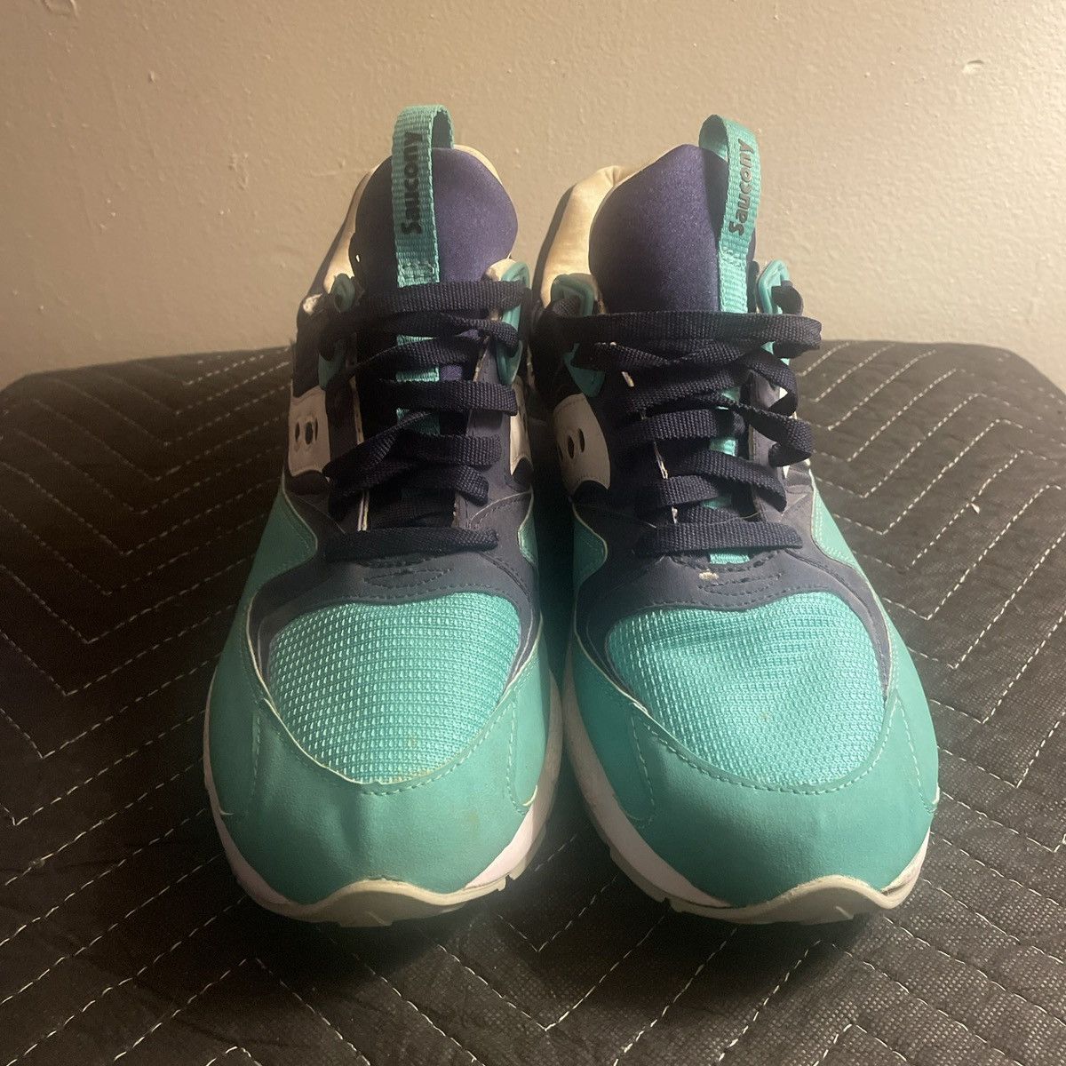 Saucony saucony grid 9000 navy green Size US 11.5 / EU 44-45 - 1 Thumbnail