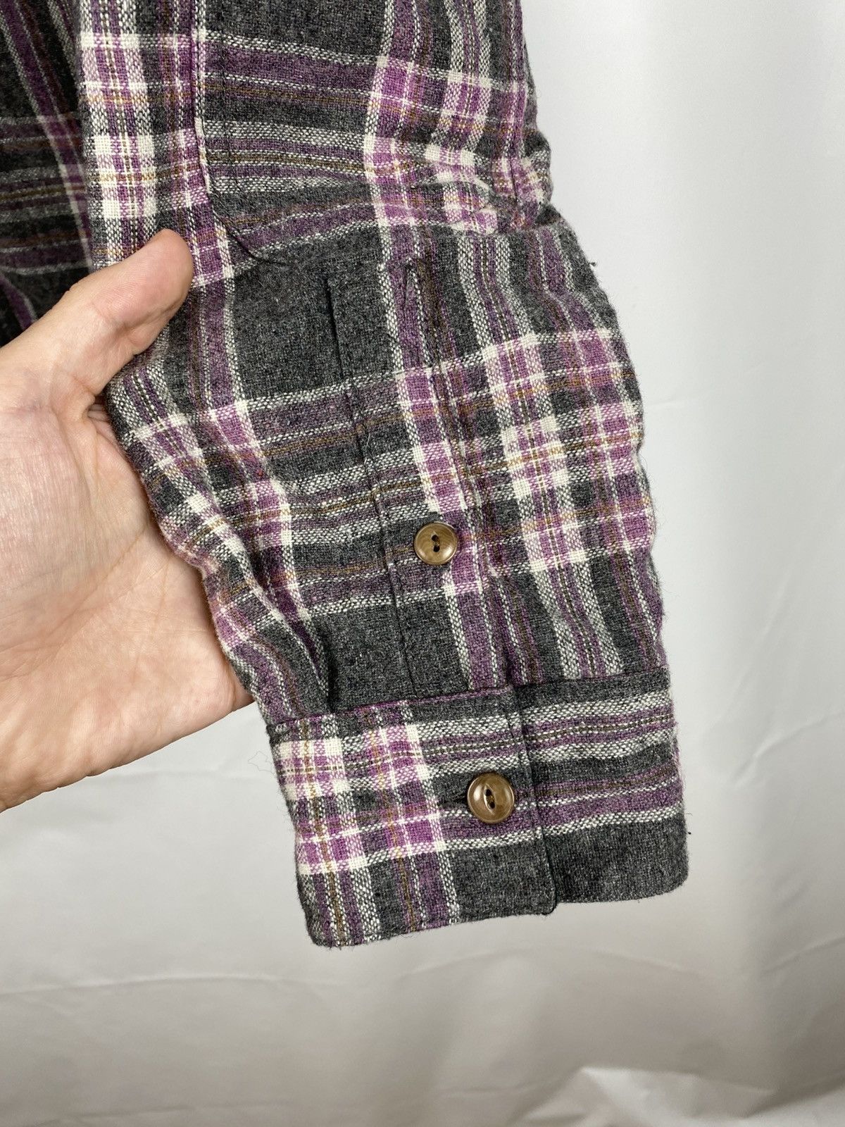 RAGEBLUE Rageblue Plaid Flannel Wool Shirt Jacket size L Size US L / EU 52-54 / 3 - 6 Thumbnail