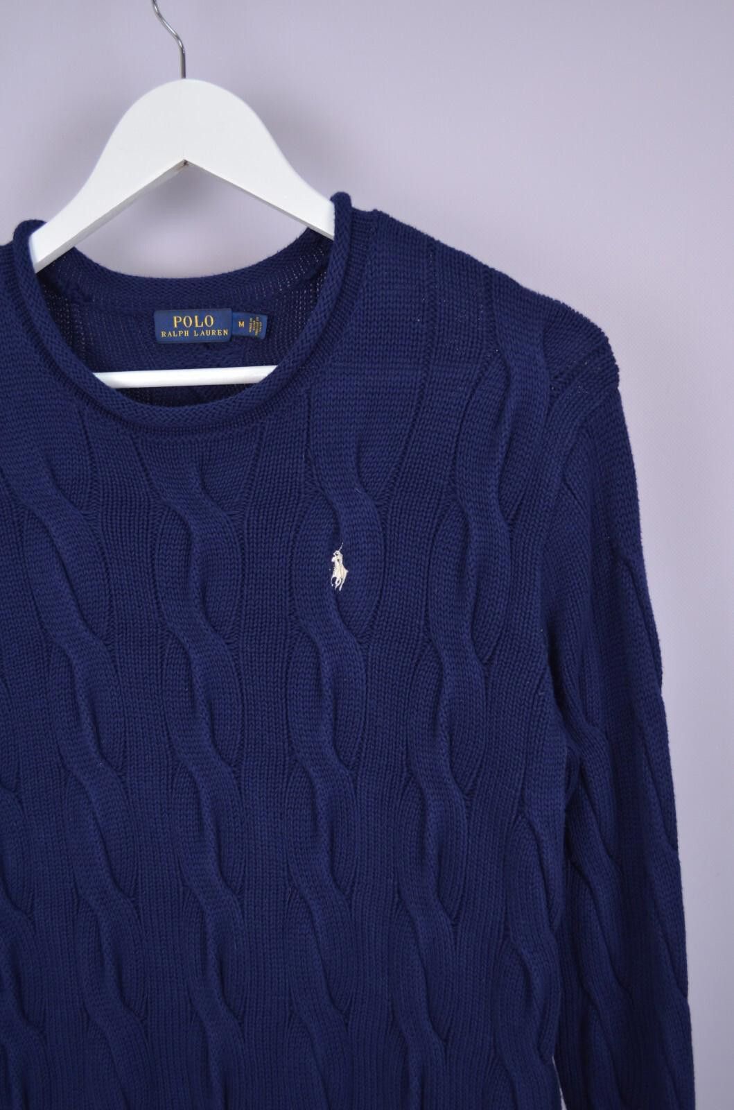 Polo Ralph Lauren Polo Ralph Lauren Womens Cable Knit Embroided Sweater Size M Size M / US 6-8 / IT 42-44 - 3 Thumbnail